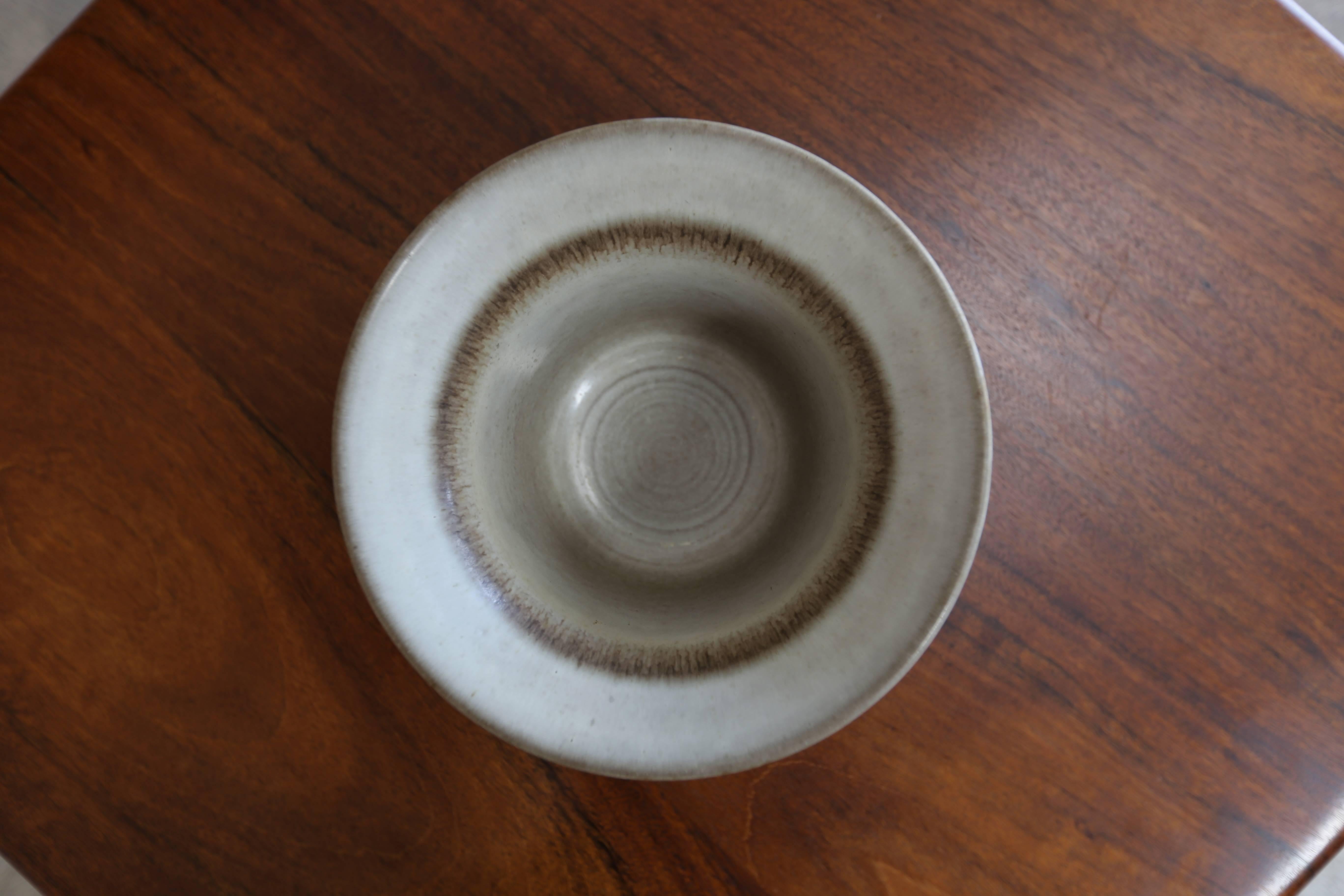 Mid-Century Modern Lidded Ceramic Vessel by Rupert Deese