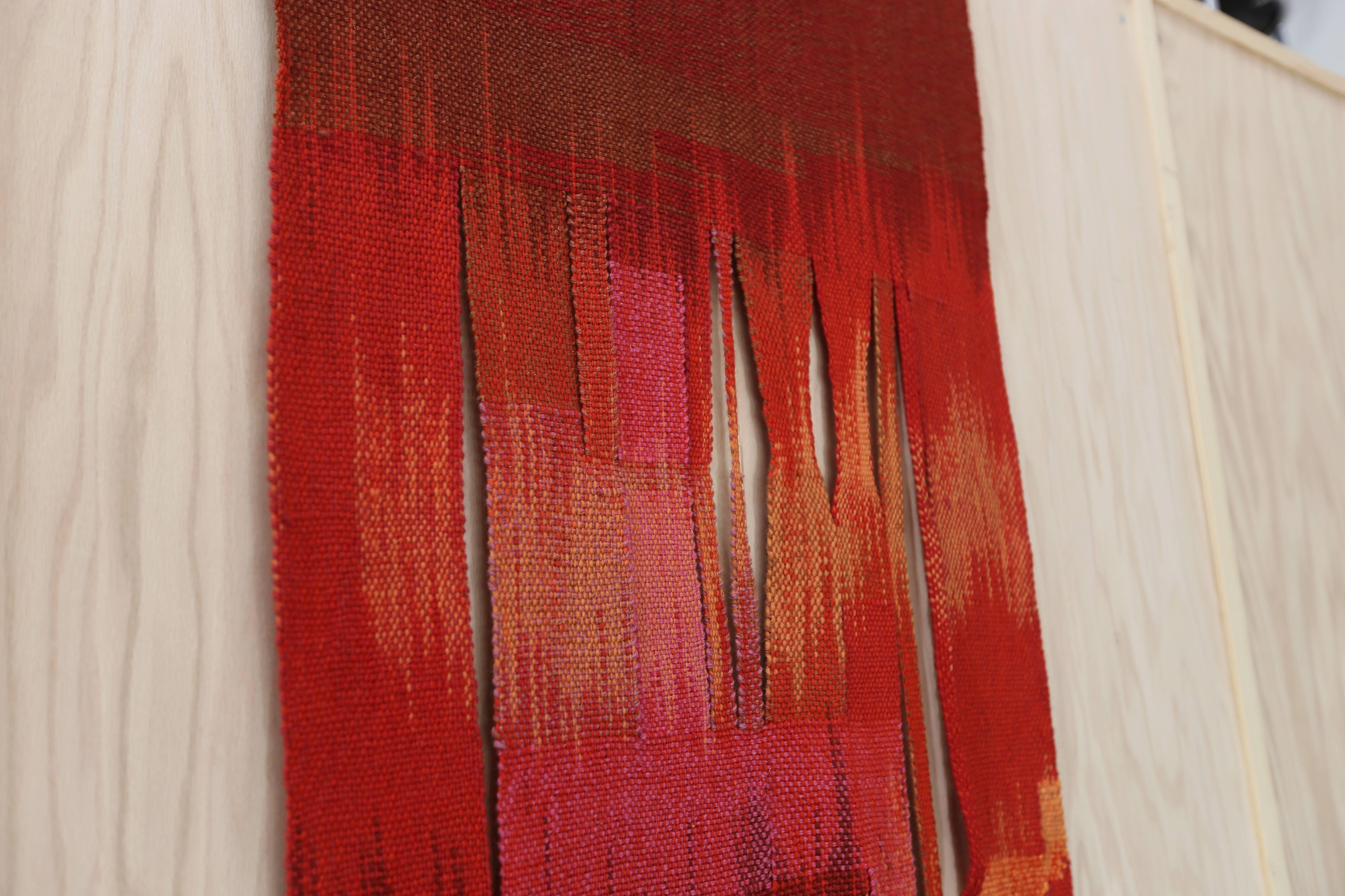 Textile Hanging by Marsha Nygaard, 1973 = MOVING SALE!!!!!! In Good Condition In Denton, TX