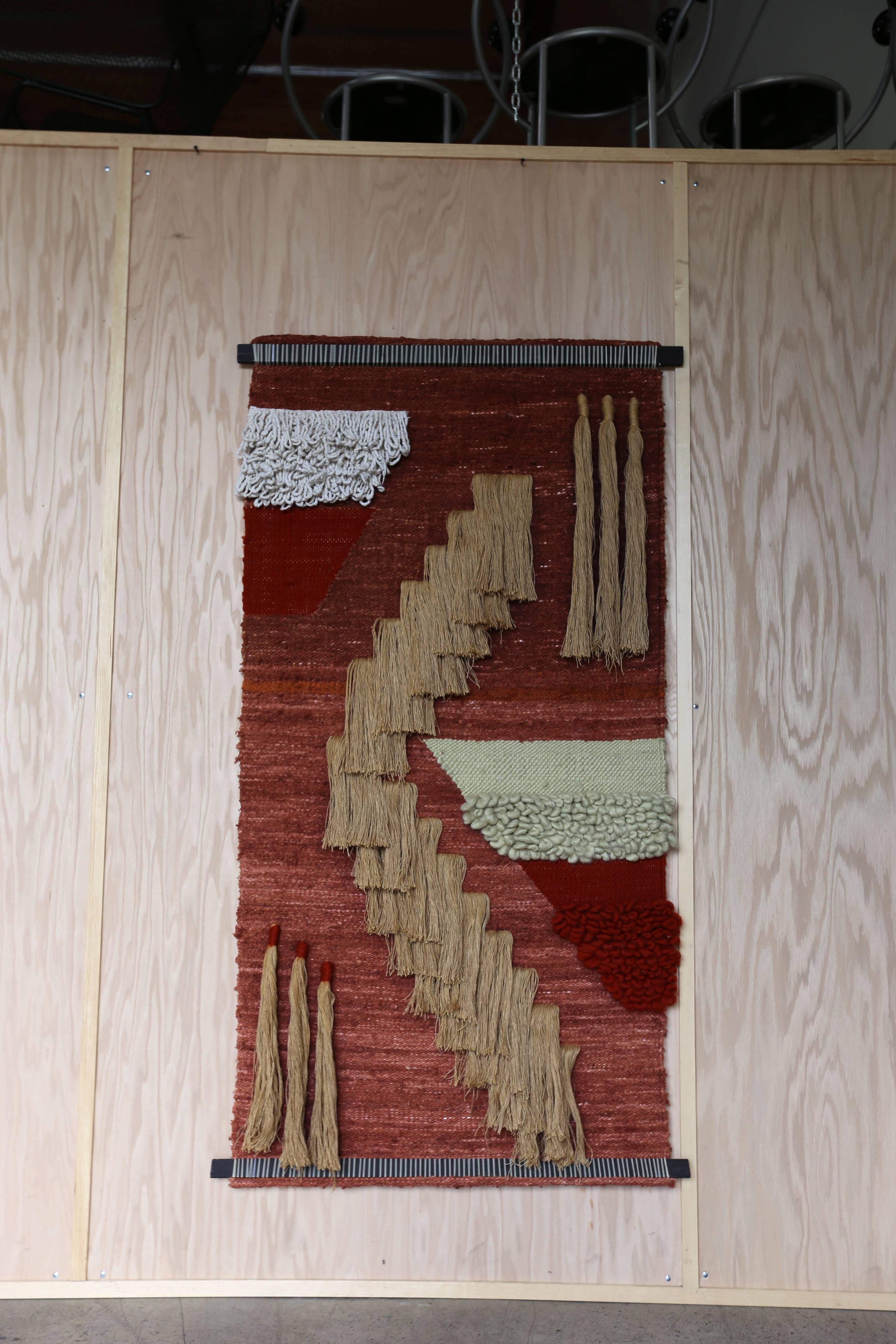 American Large Scale Wall Hanging Fiber Art = MOVING SALE!!!!!!