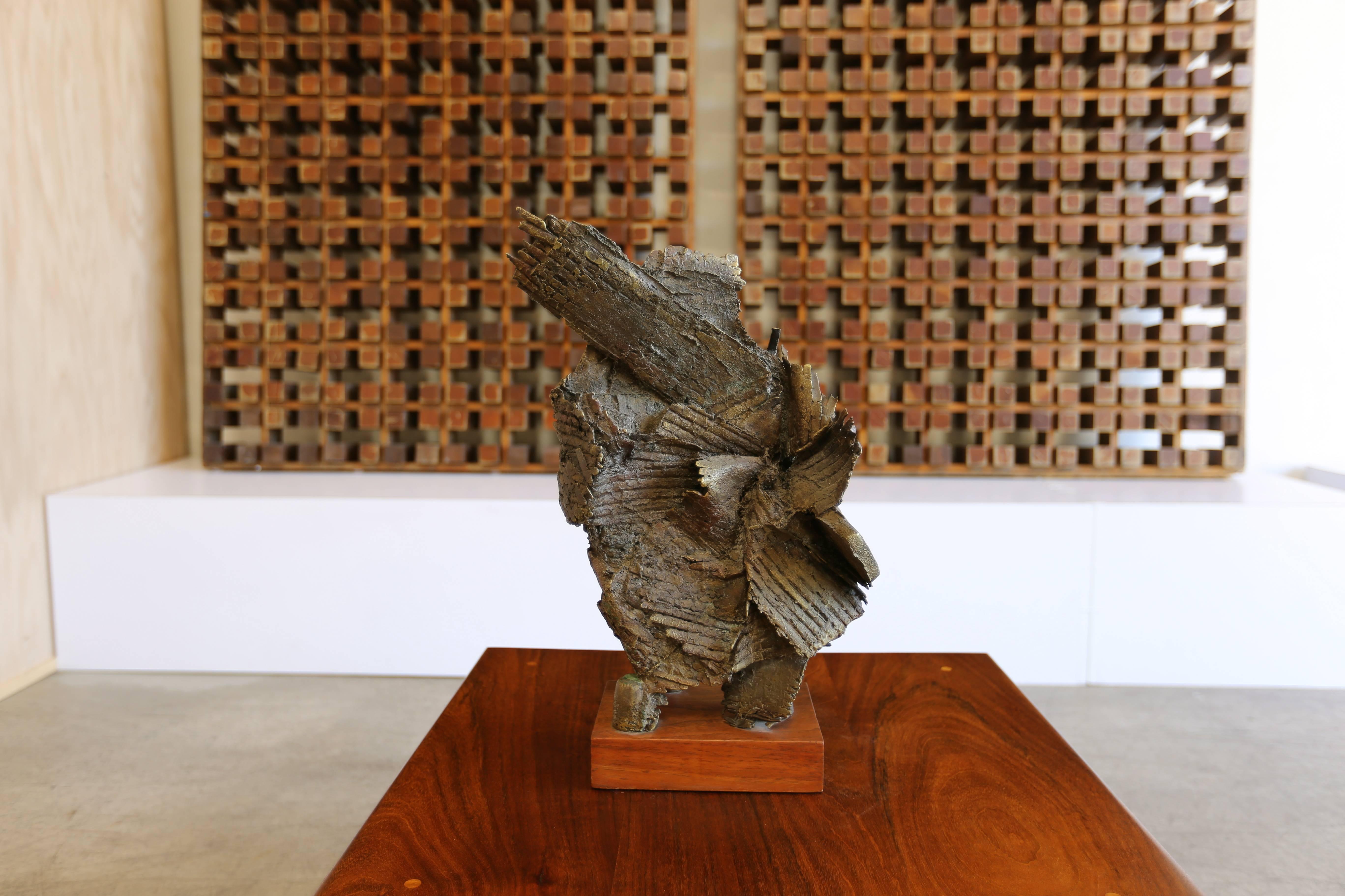 Abstract bronze sculpture by Russell Baldwin.   MOVING SALE!!!