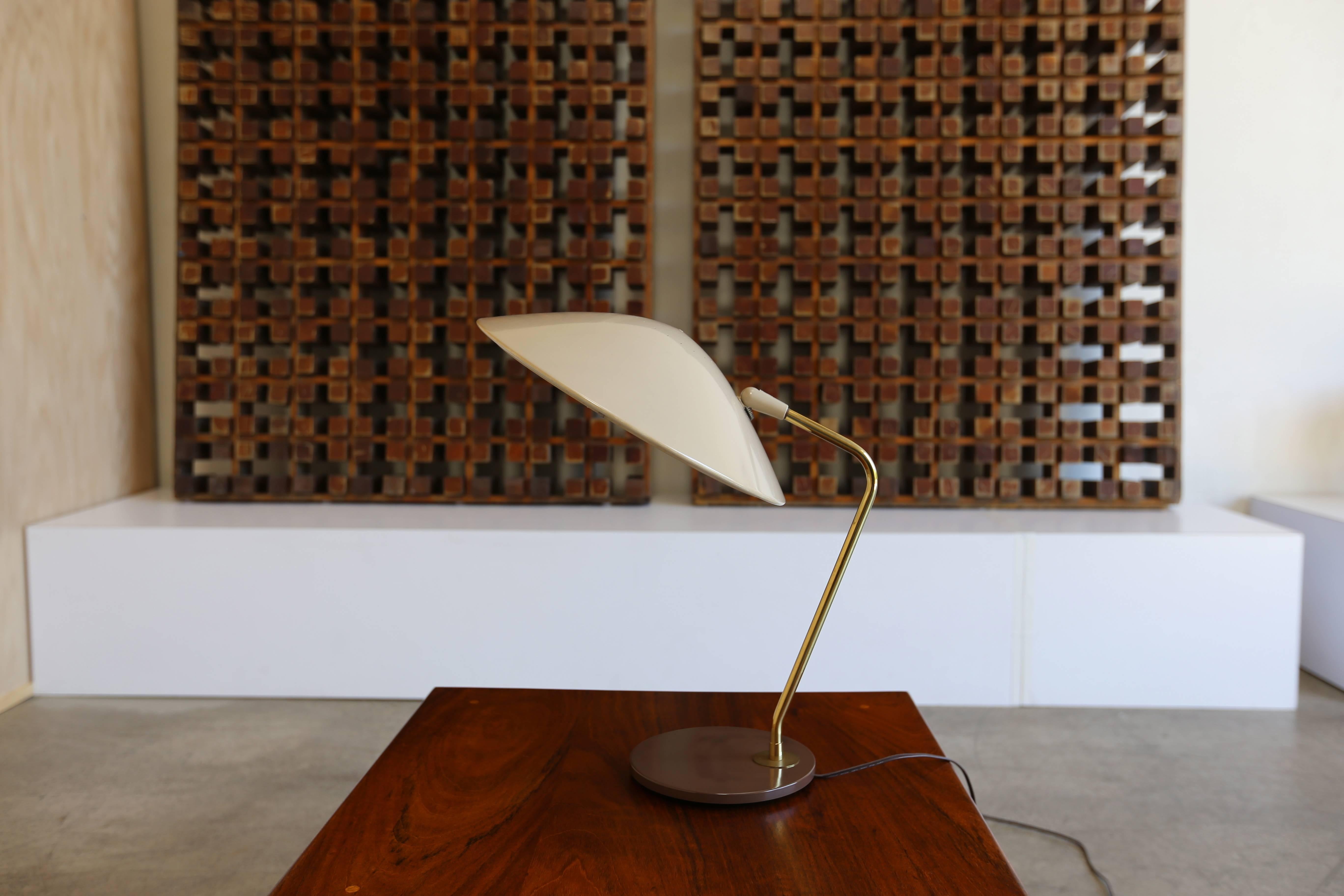 Mid-Century Modern Desk Lamp by Gerald Thurston for Lightolier