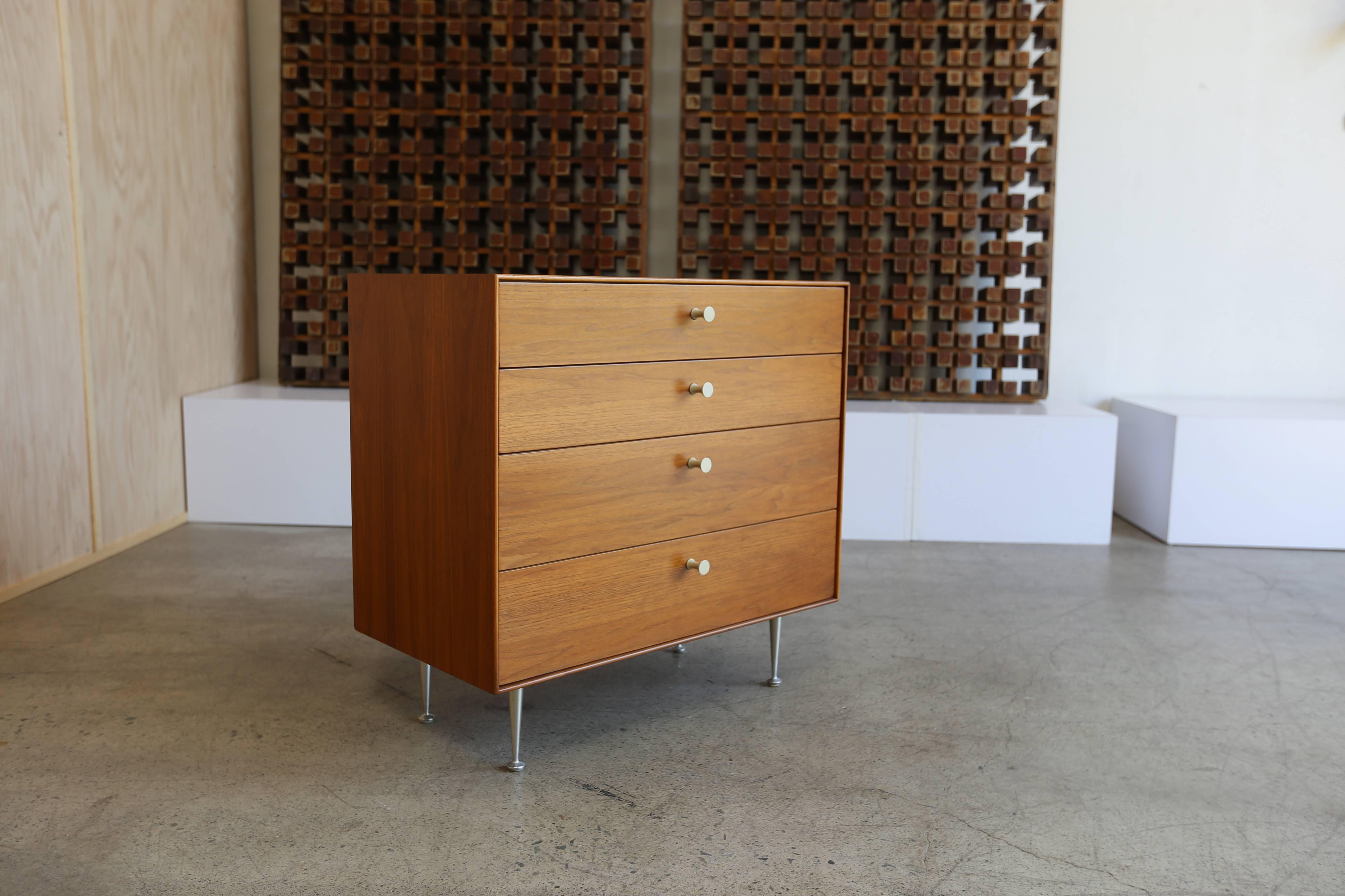 George Nelson thin edge four-drawer dresser for Herman Miller.