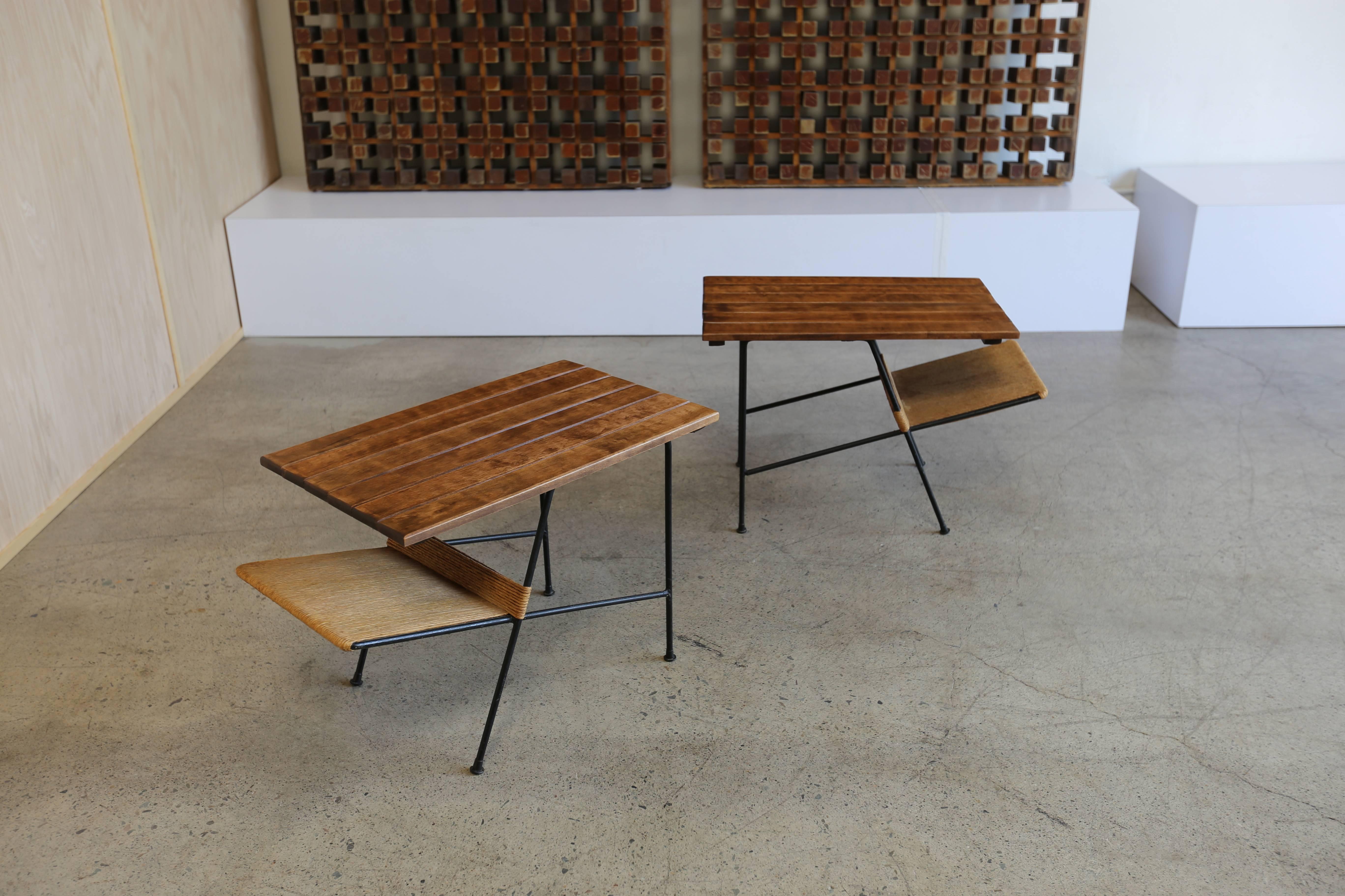 20th Century Pair of Side Tables by Arthur Umanoff