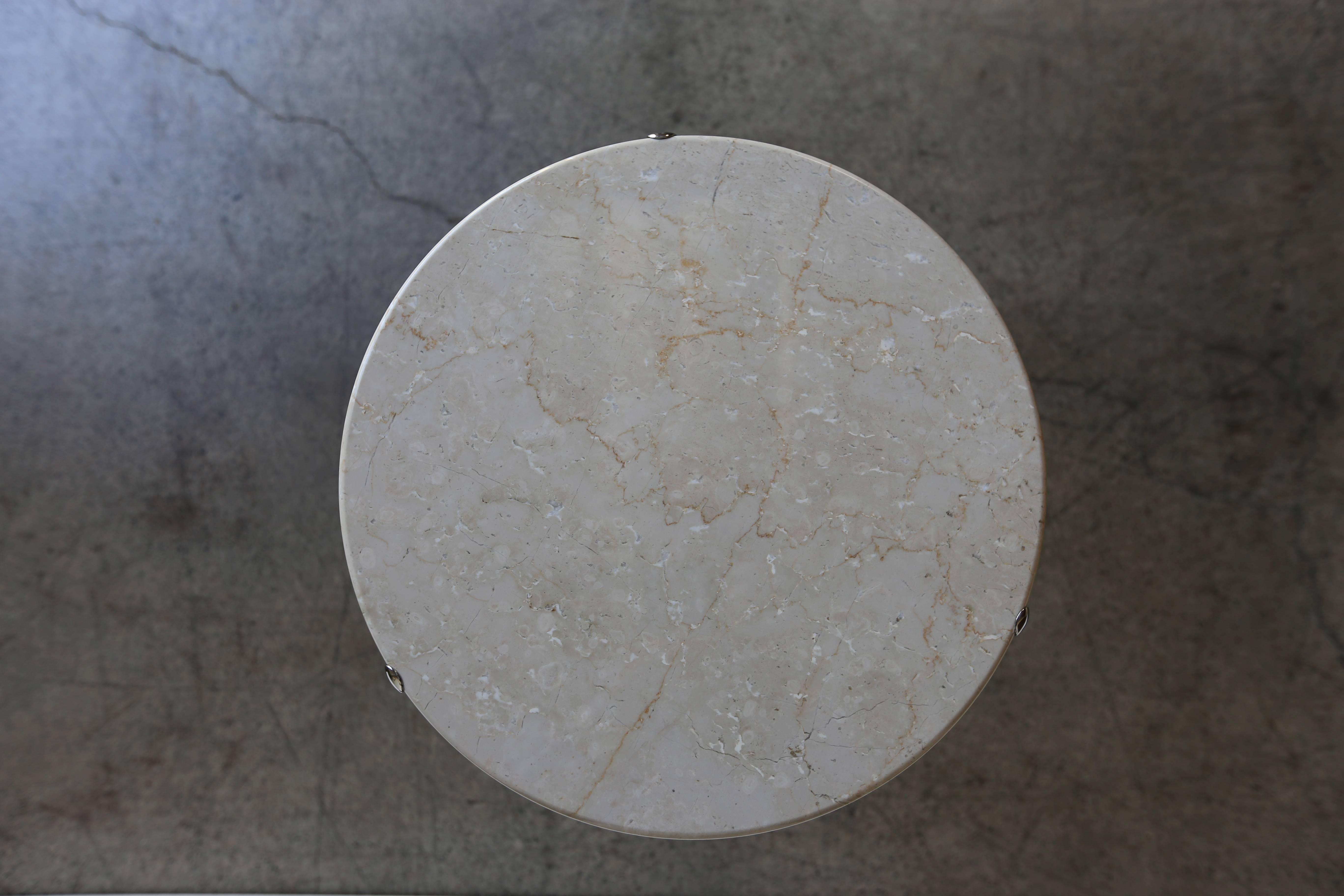Mid-Century Modern Marble Occasional Table by Cedric Hartman