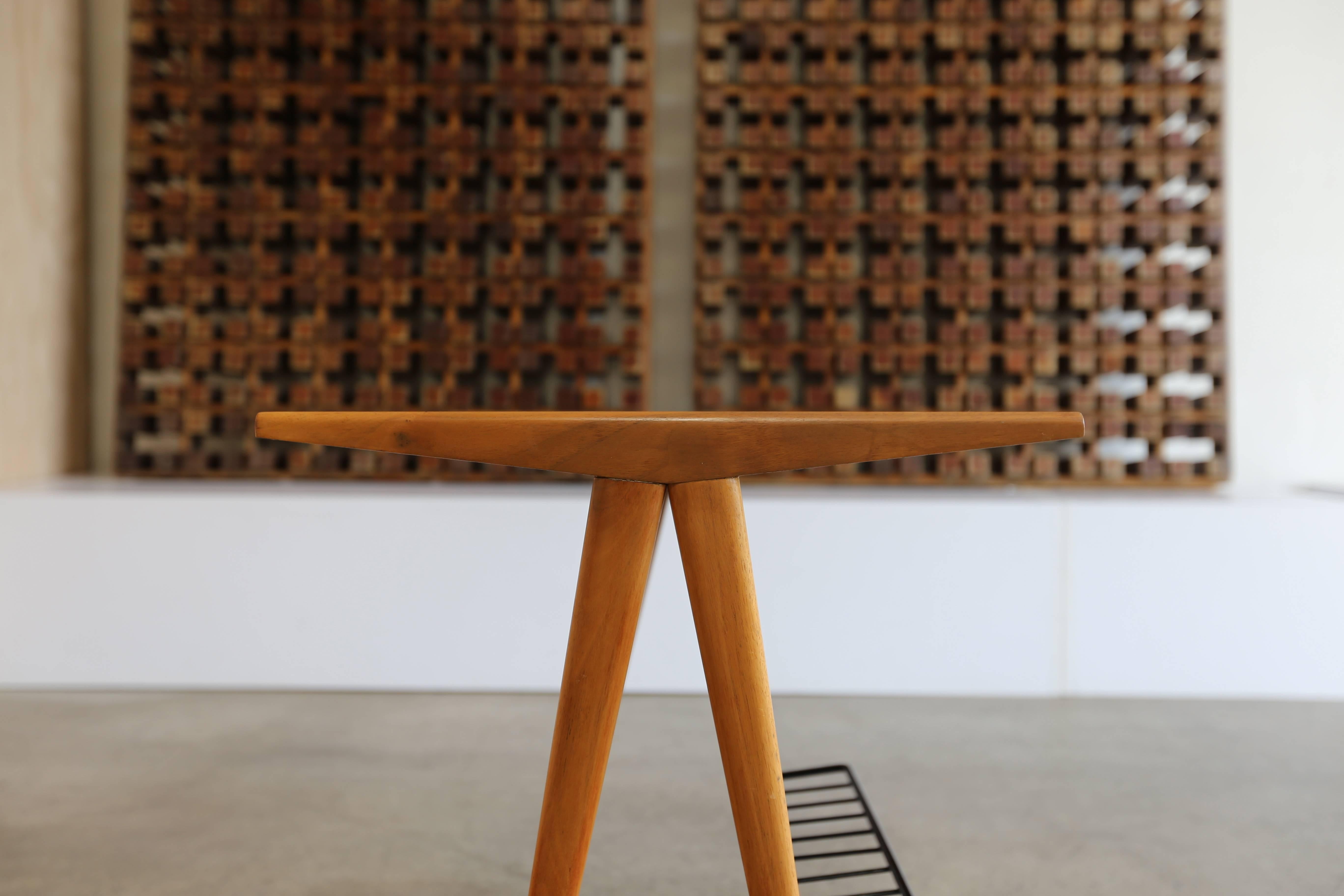 Occasional Table or Magazine Rack by Arthur Umanoff In Good Condition In Costa Mesa, CA