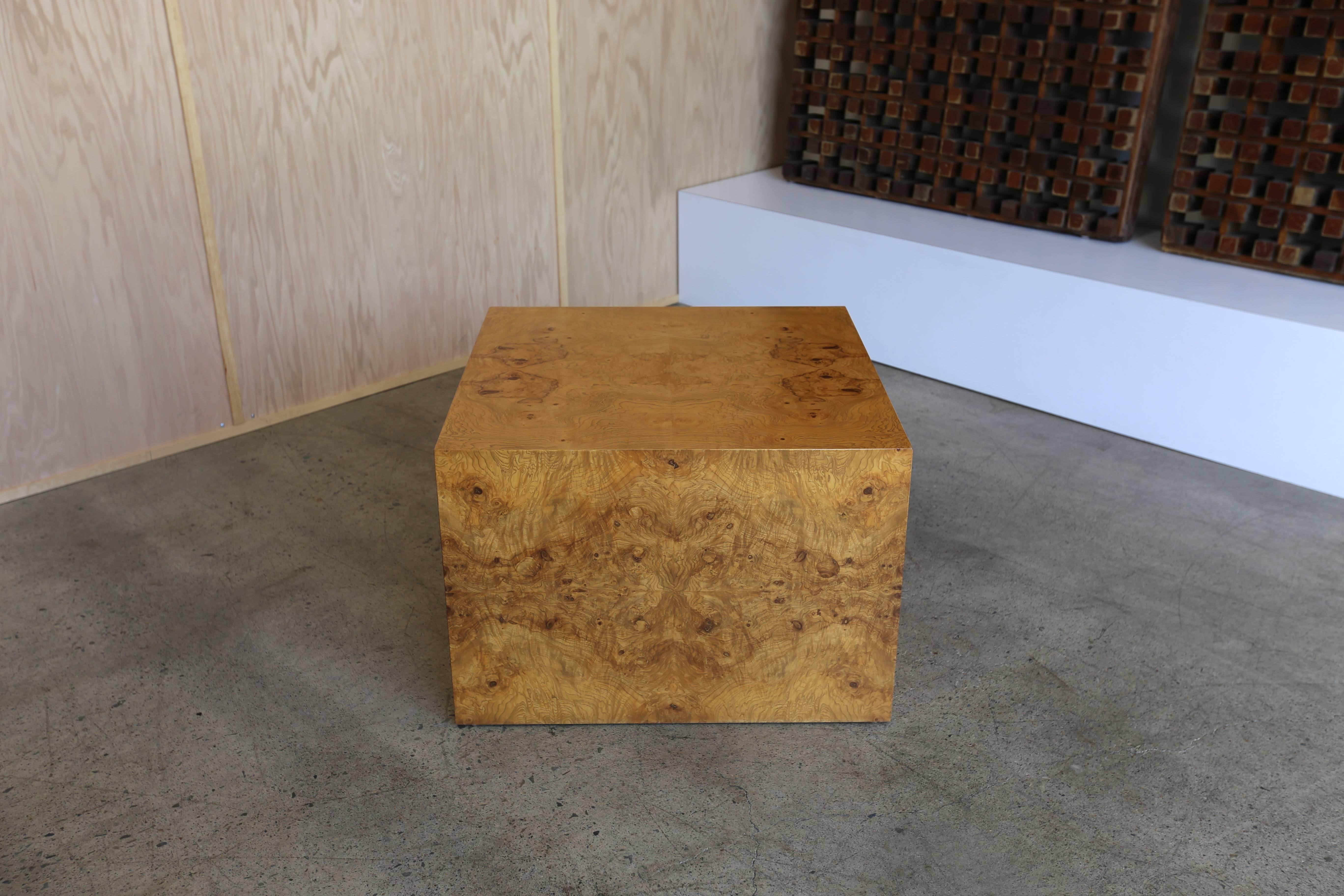 milo baughman cube table