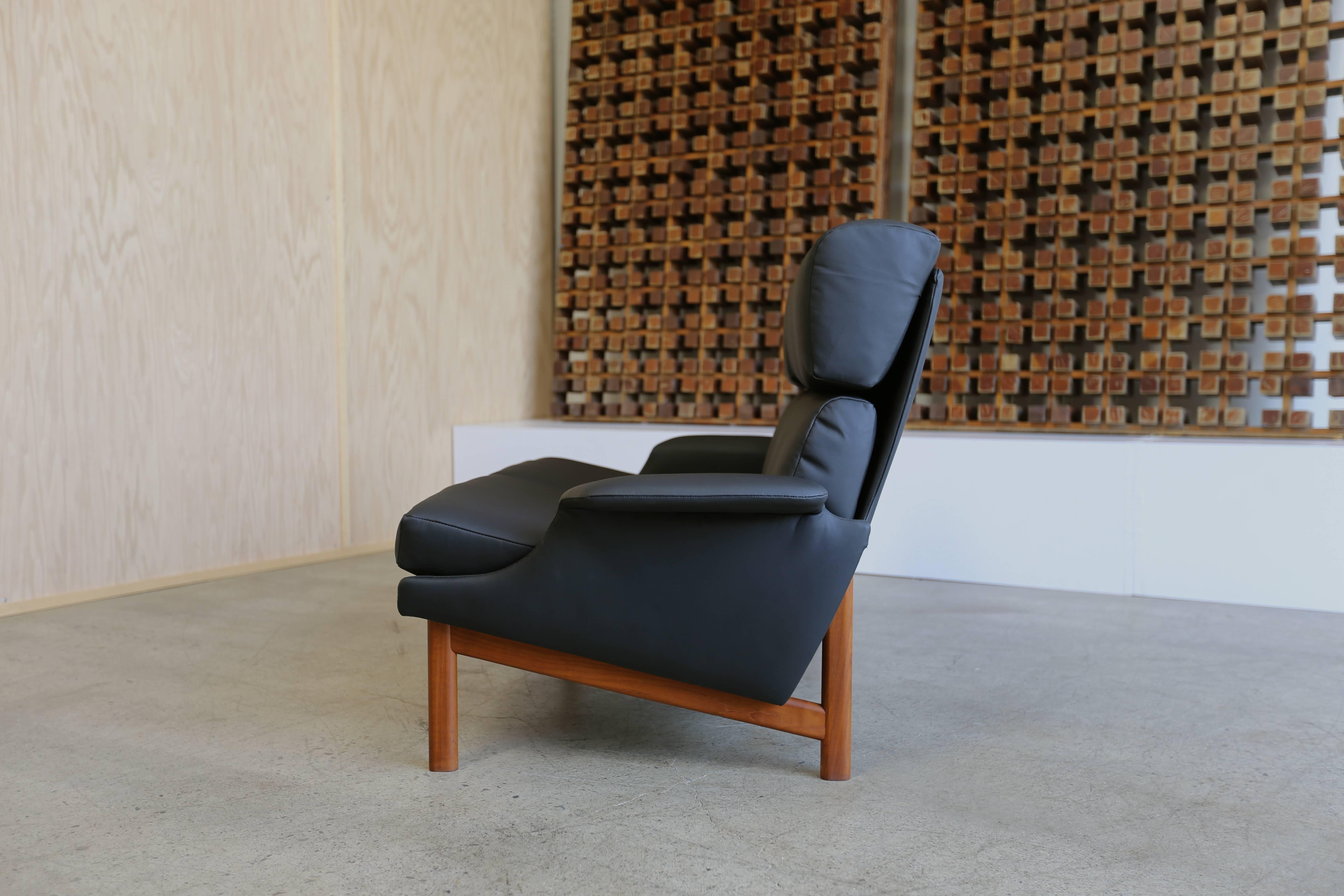 Mid-Century Modern Leather 