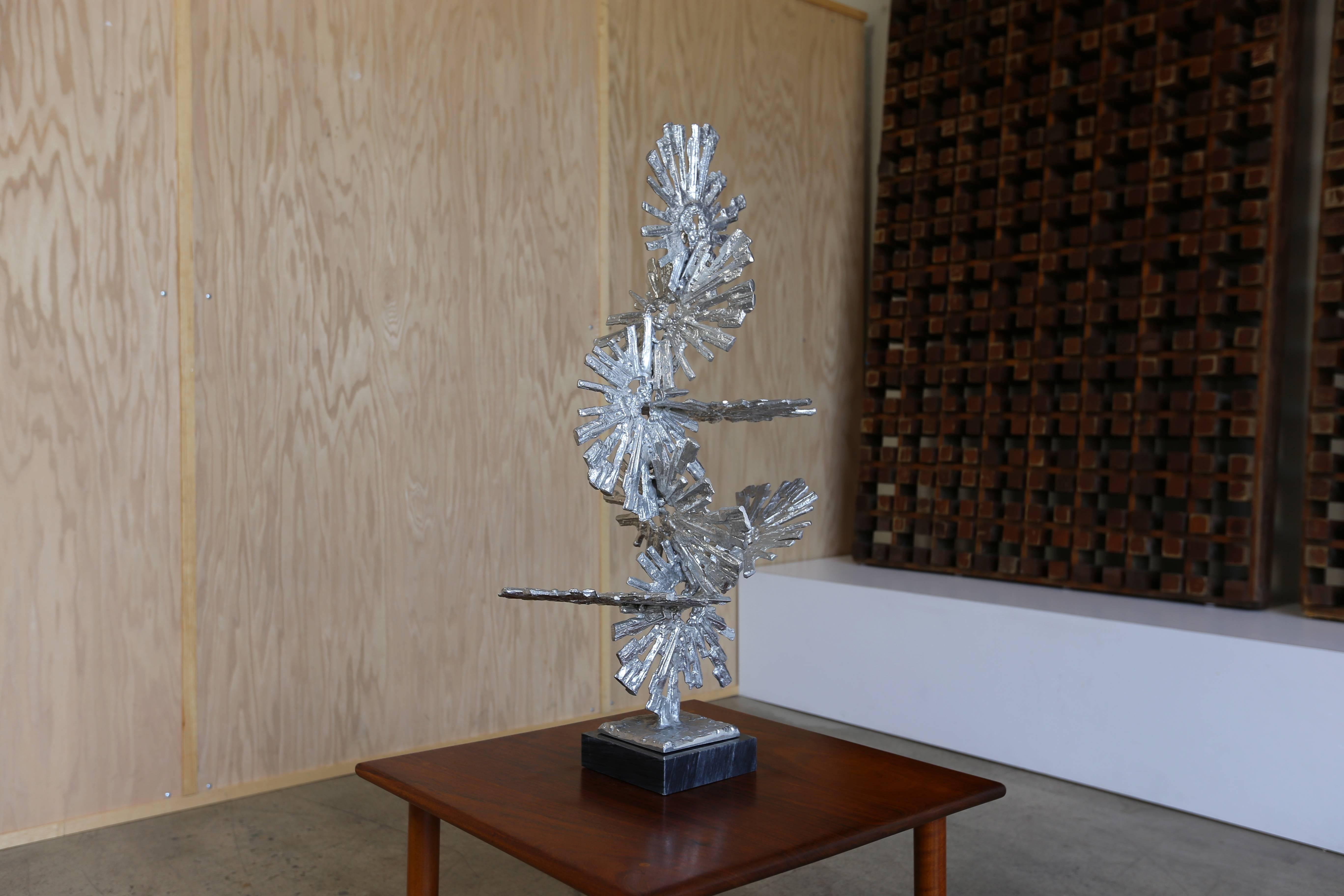 Anonymous Abstract Aluminium Sculpture In Good Condition In Costa Mesa, CA