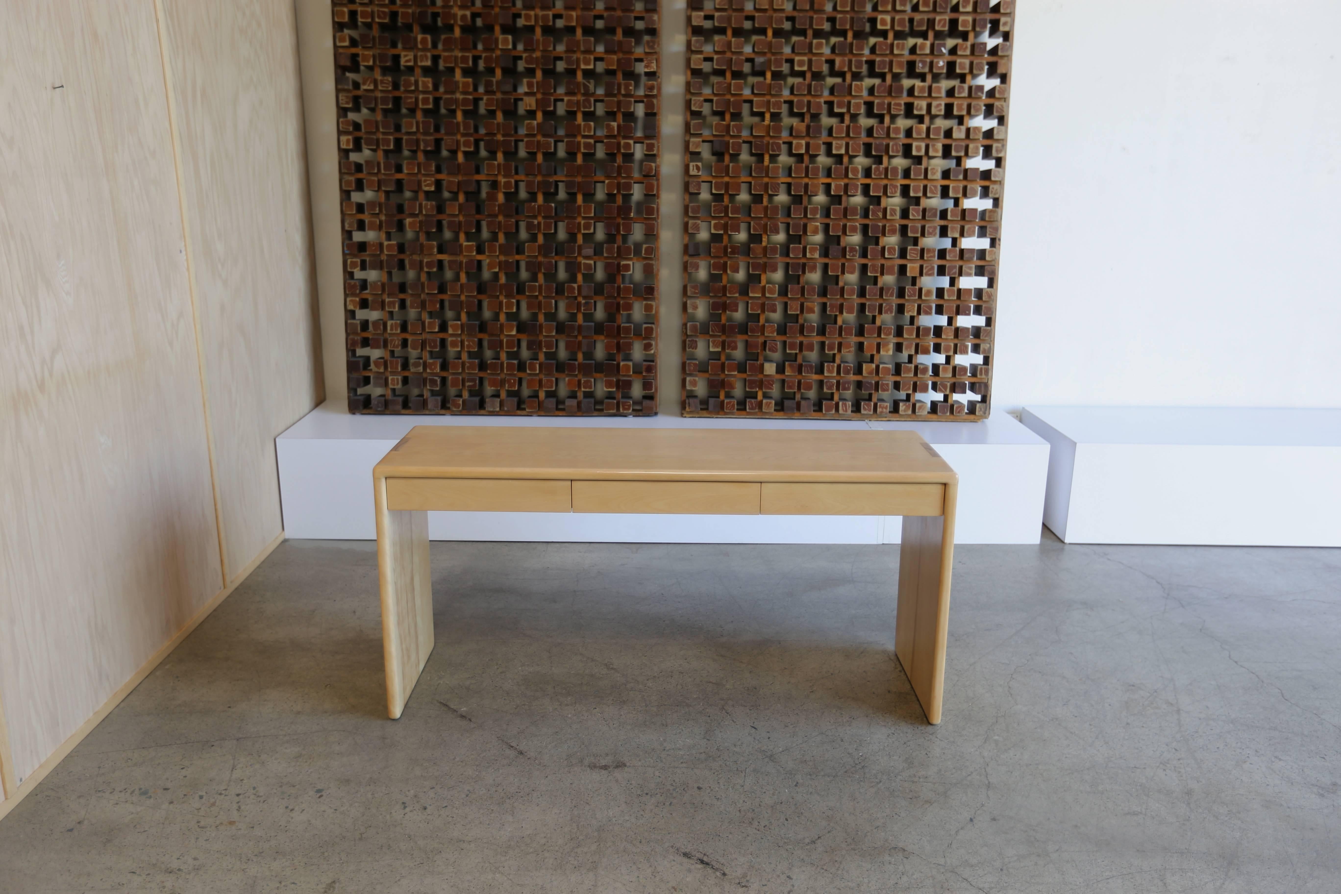 20th Century Solid Wood Console Table by Gerald McCabe