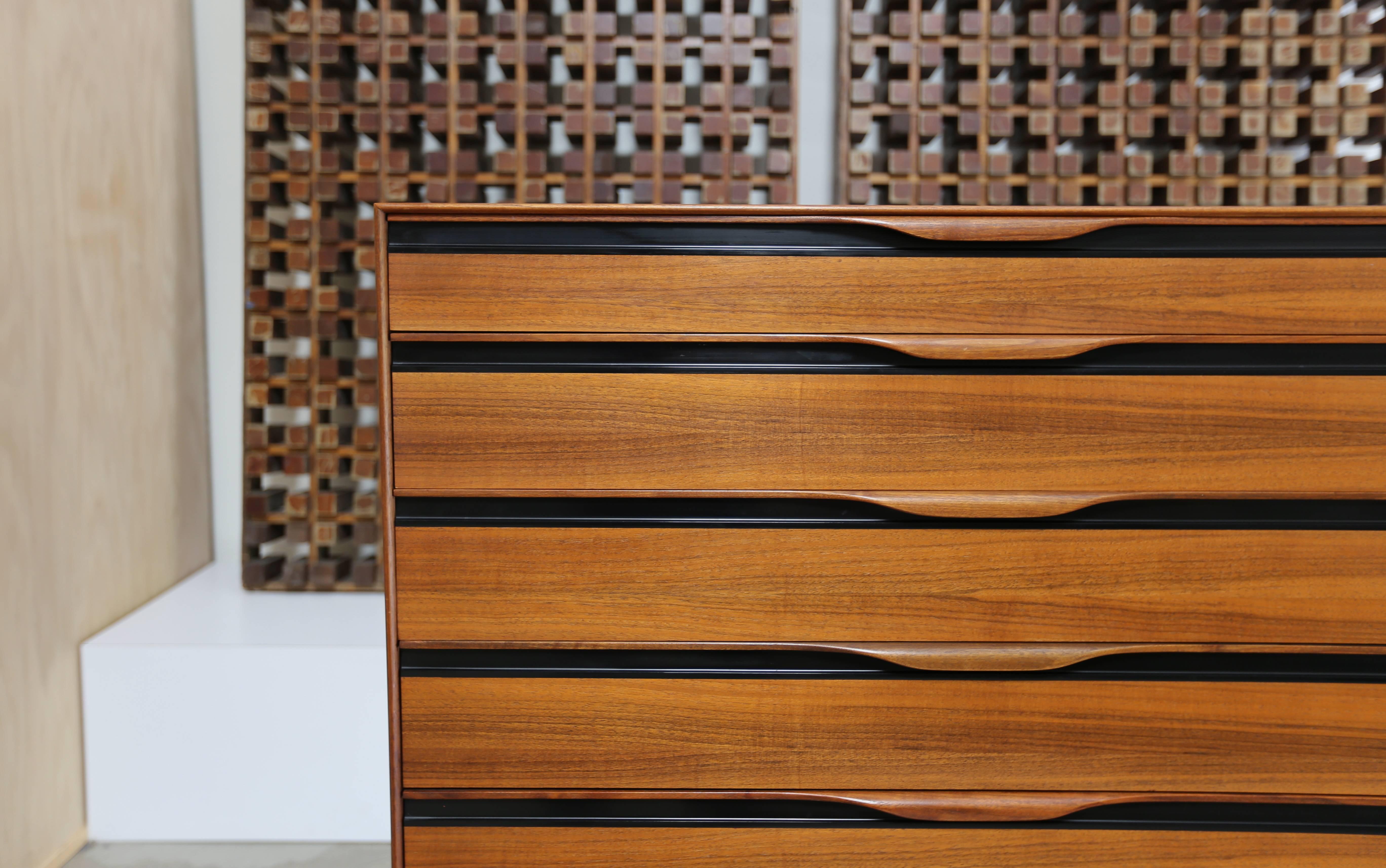 Mid-Century Modern Tall Chest of Drawers by John Kapel