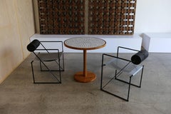 Gordon & Jane Martz Tile Top and Solid Walnut Dinette Table