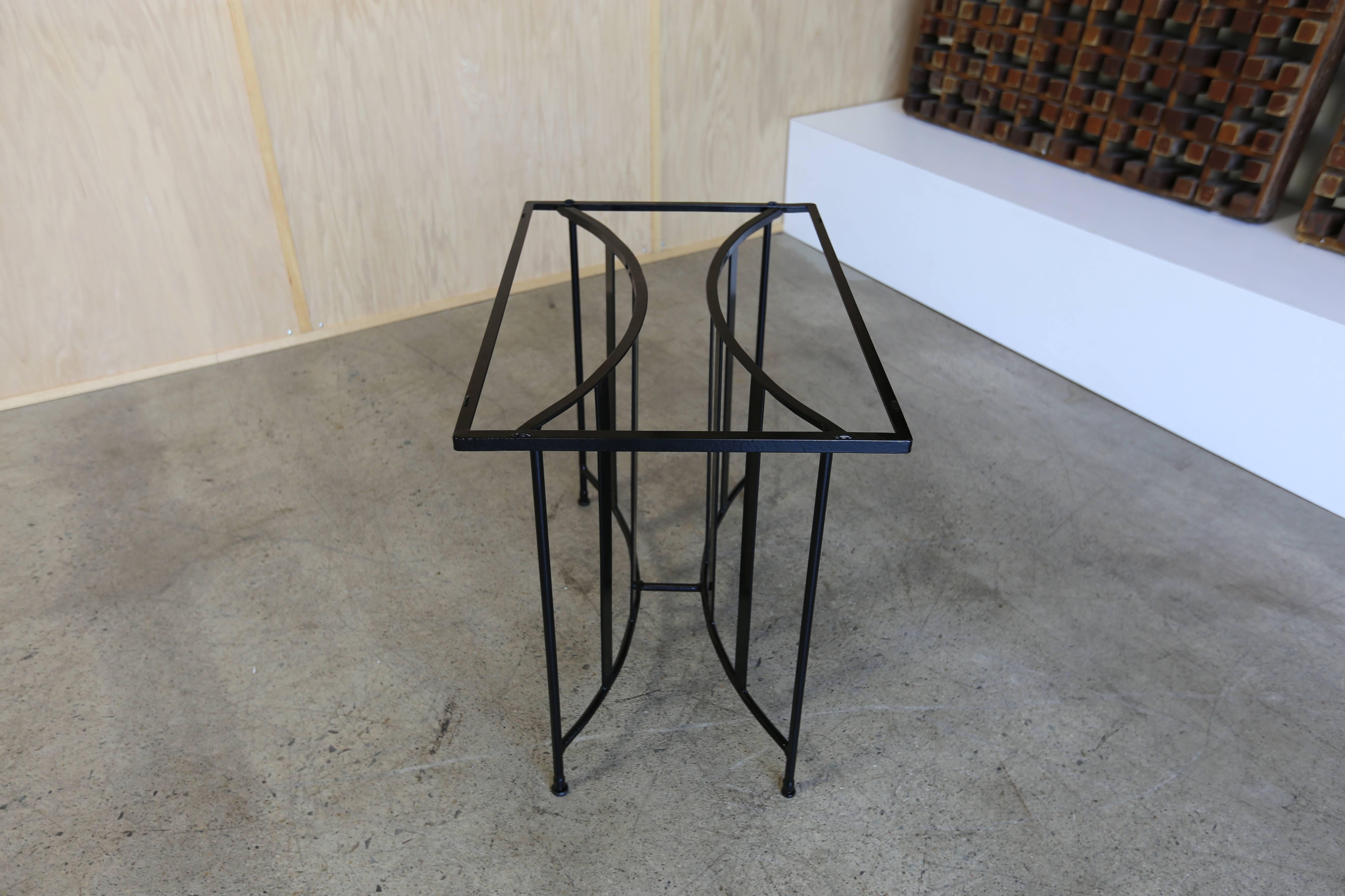 Powder-Coated Console Table by Paul Laszlo for Pacific Iron