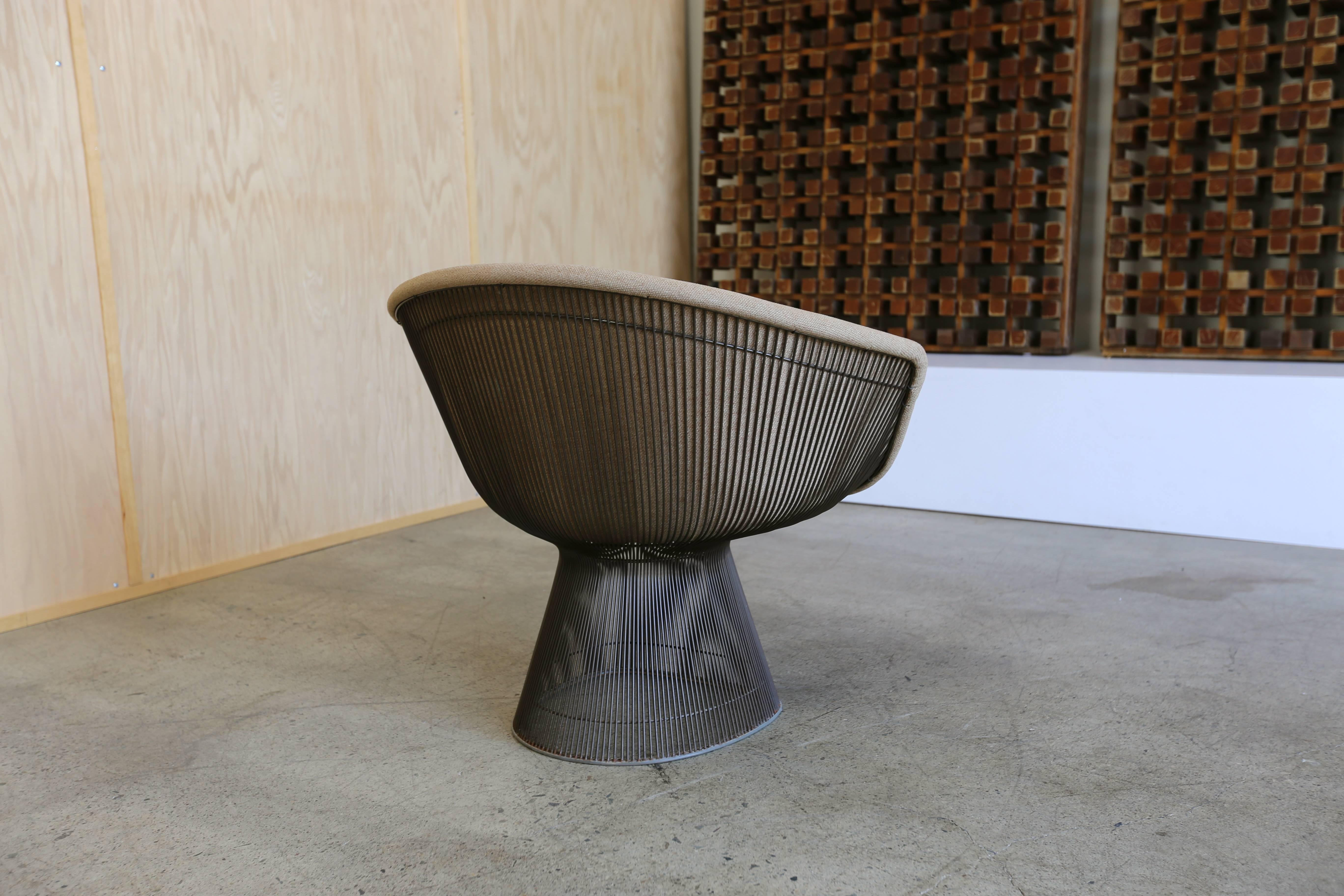 American Bronze Lounge Chair by Warren Platner for Knoll