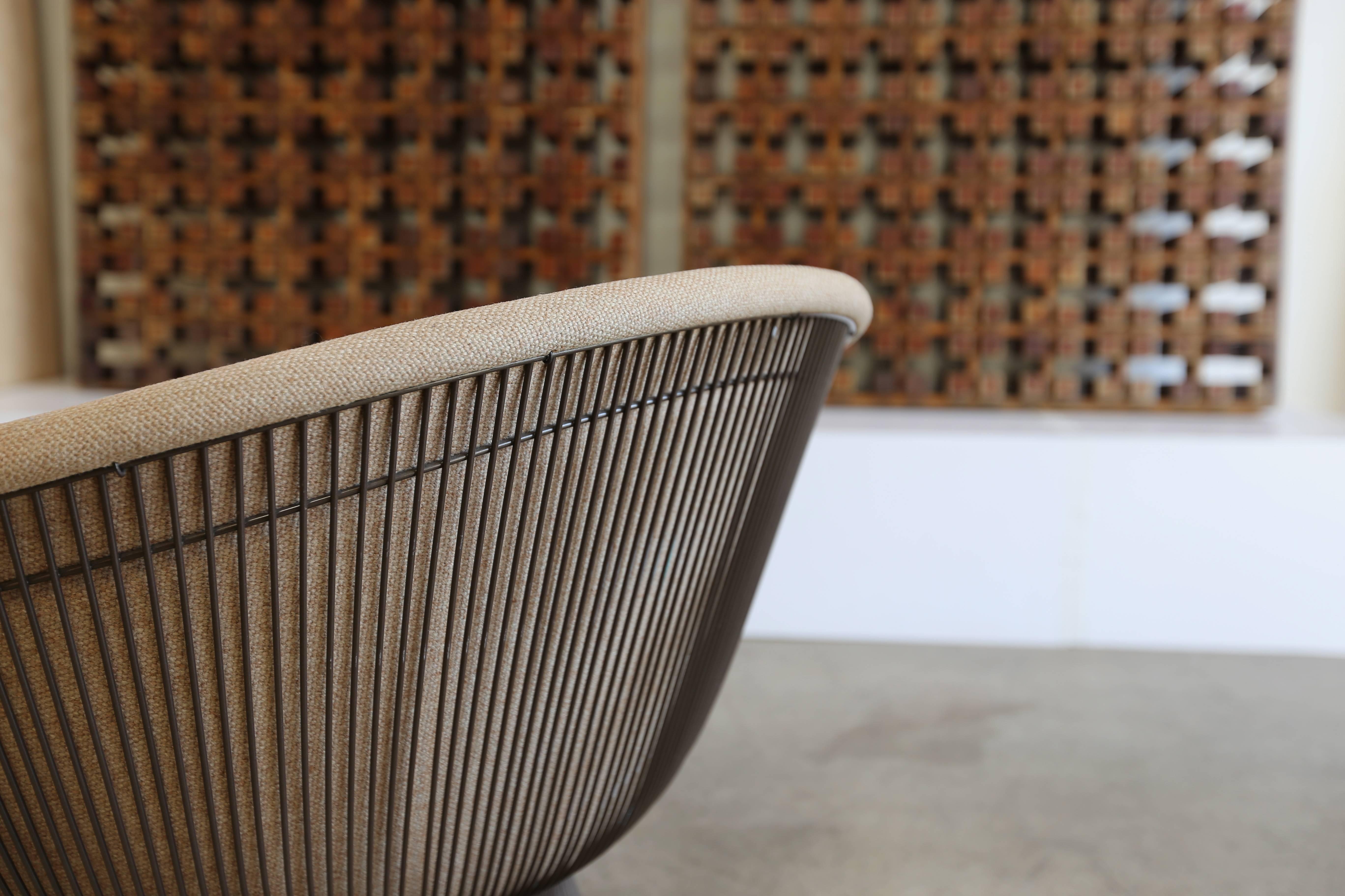 Bronze Lounge Chair by Warren Platner for Knoll 1
