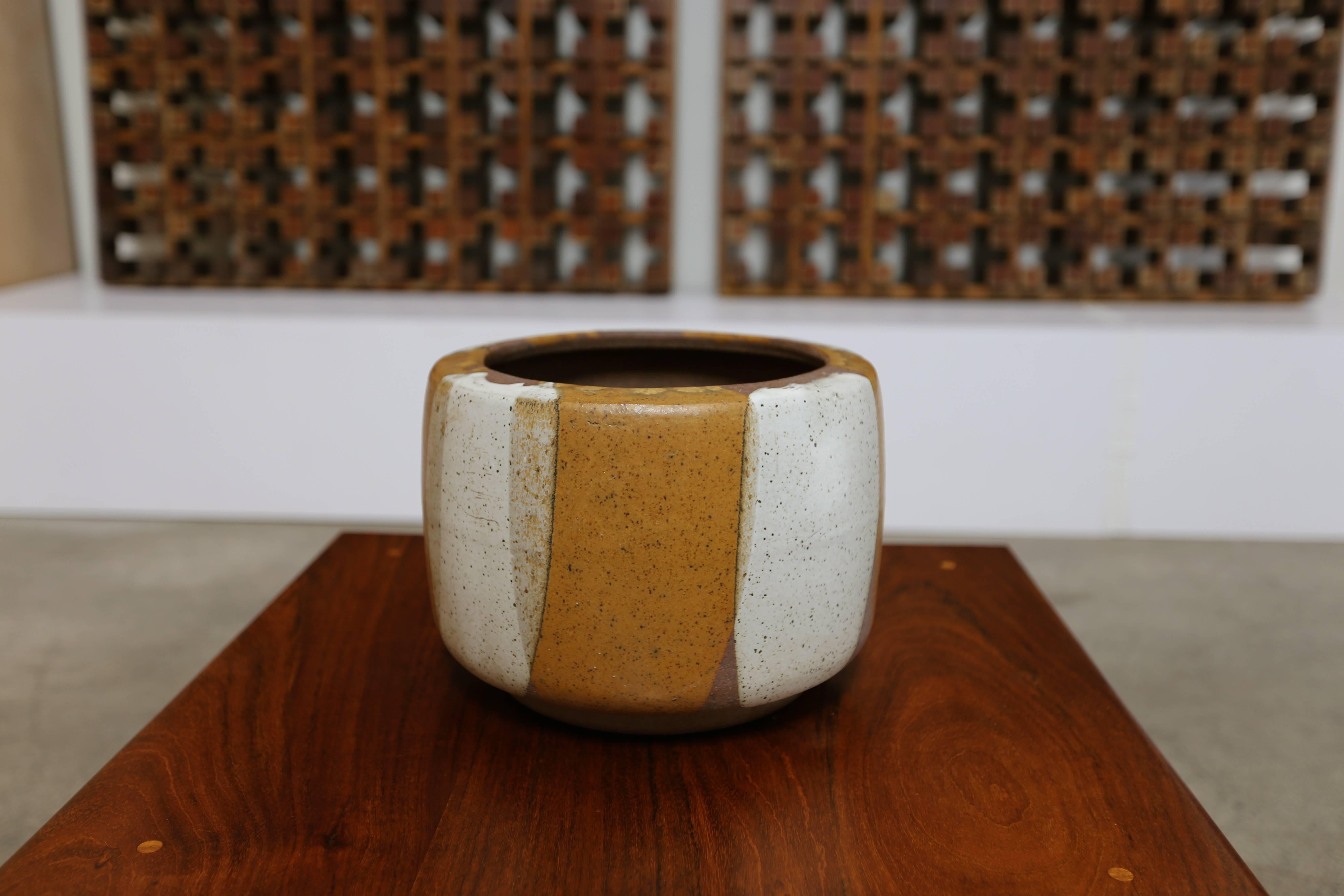 Flame glazed planter by David Cressey for Architectural Pottery.