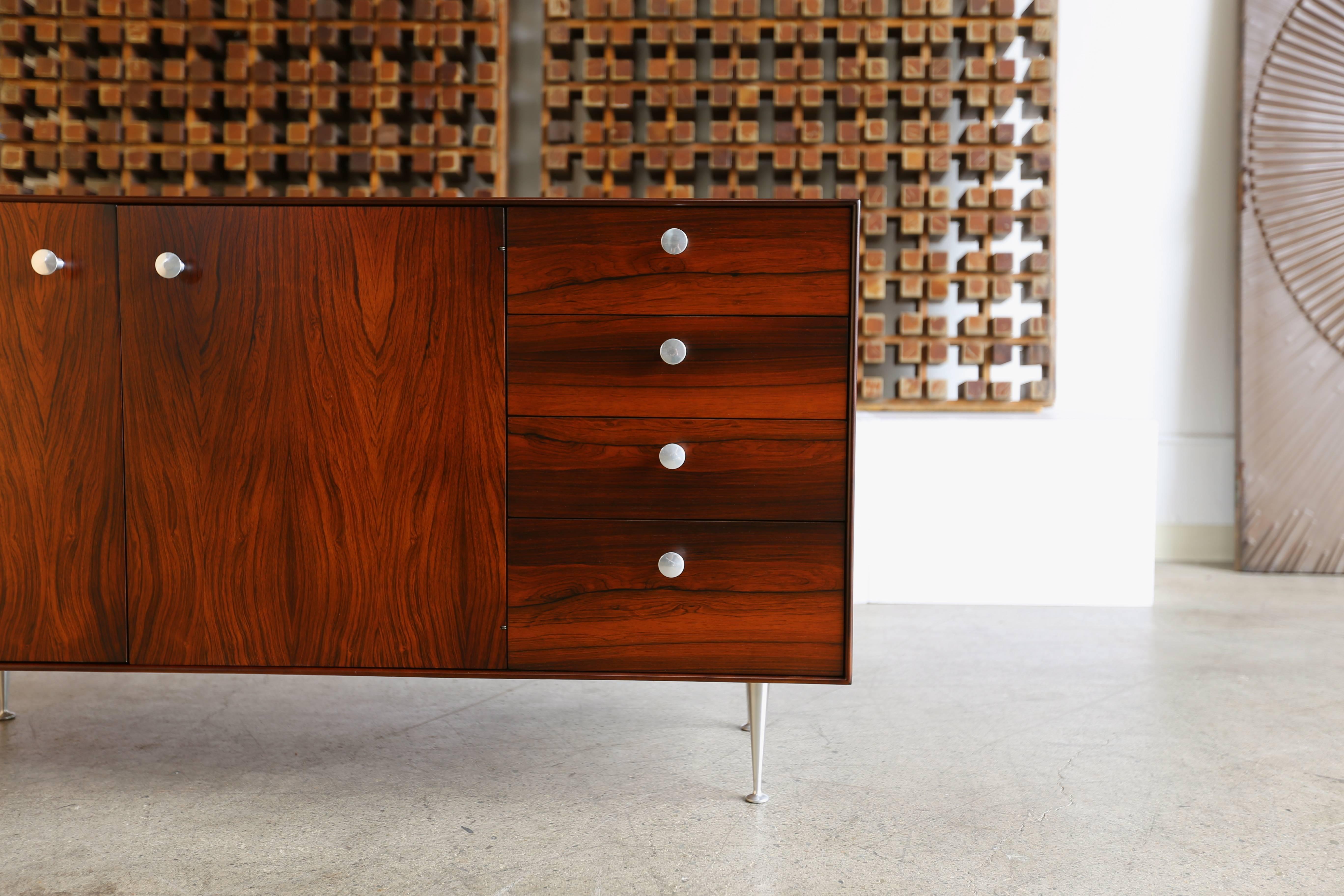 American George Nelson Rosewood Thin Edge Credenza