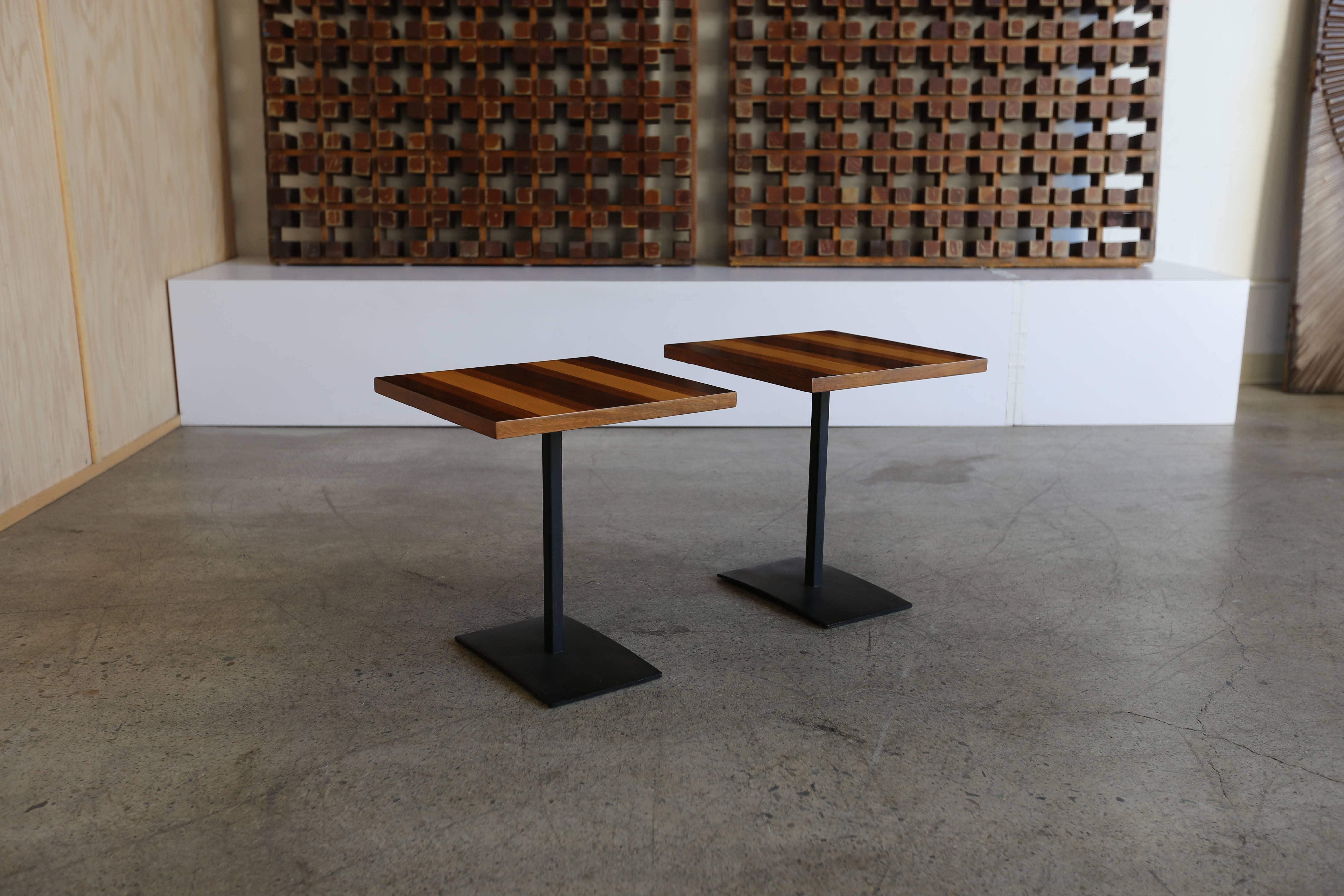 Mid-Century Modern Pair of Occasional Tables by Milo Baughman for Thayer Coggin