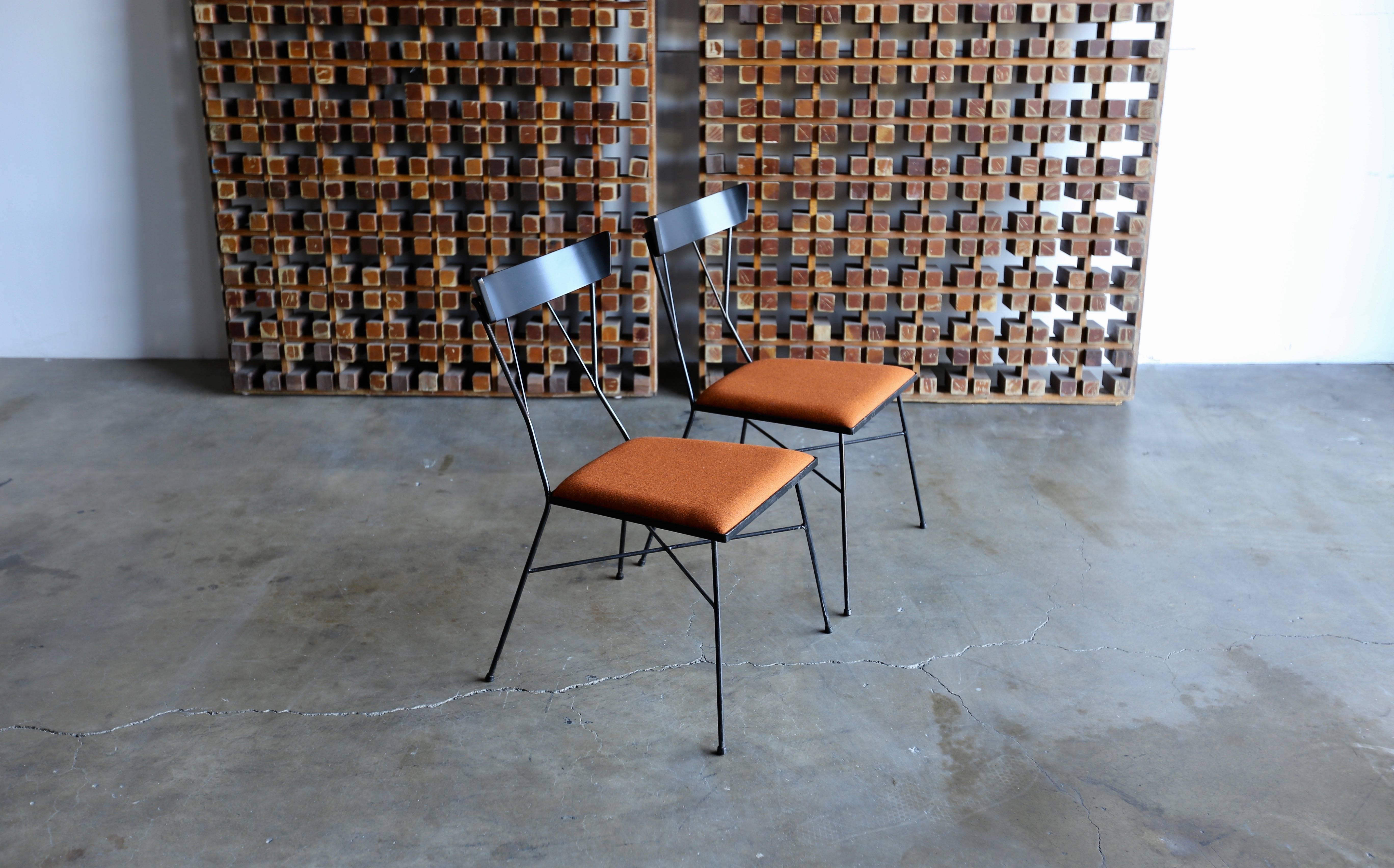 Ebonized Pair of Group 76 Chairs by Paul McCobb for Arbuck