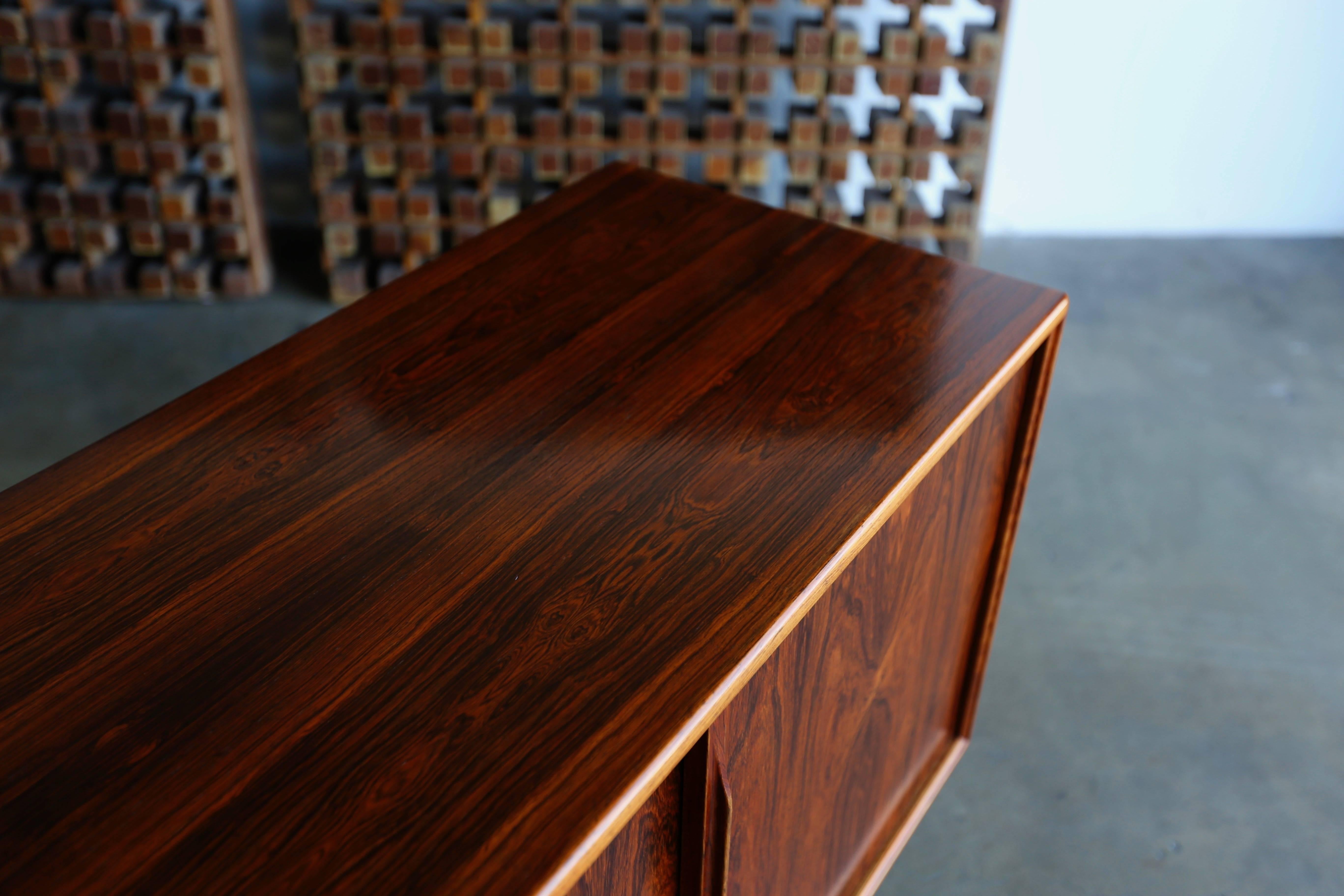 Rosewood Credenza by Gunni Omann In Good Condition In Costa Mesa, CA