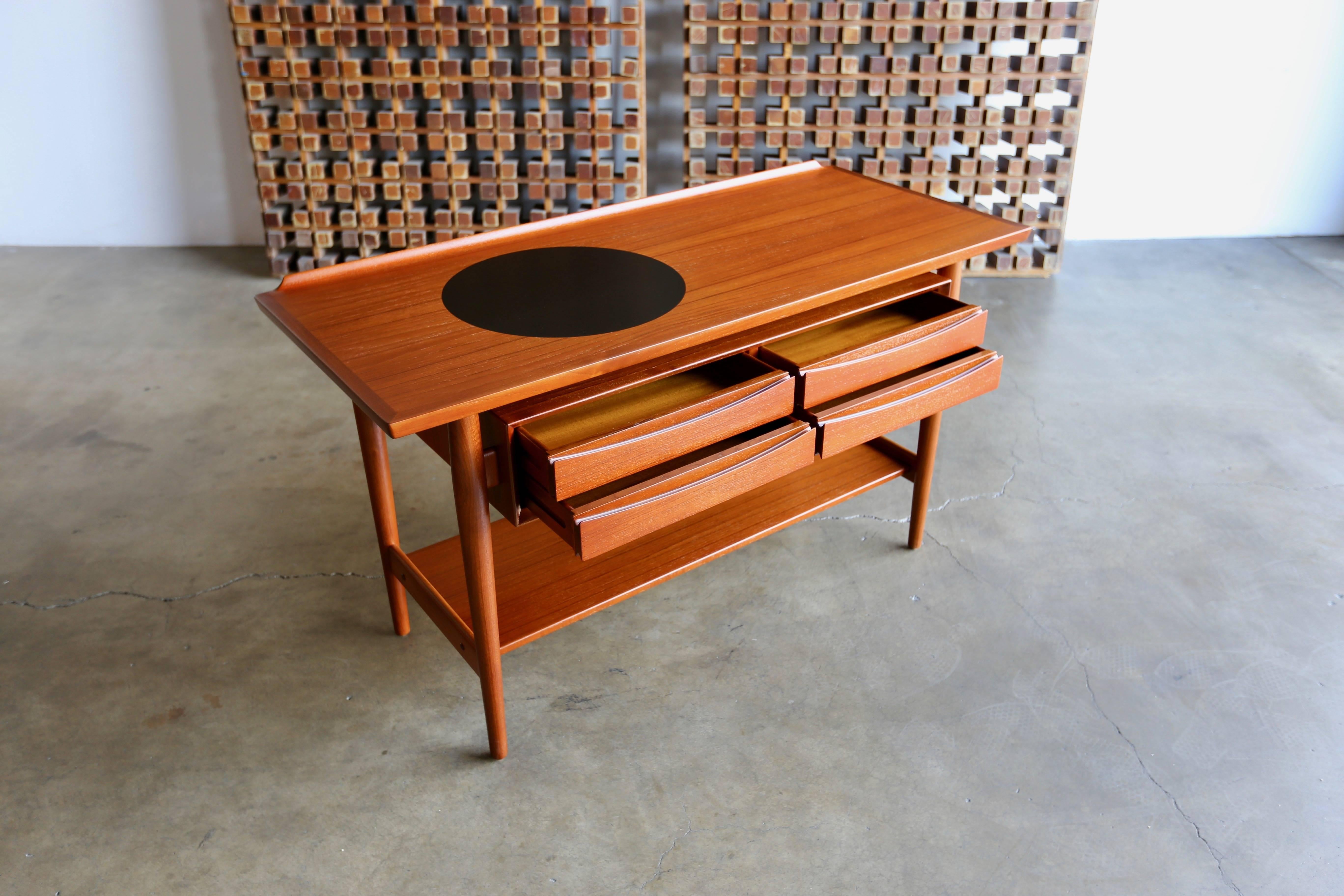 Danish Console Table by Arne Vodder for Sibast Mobler
