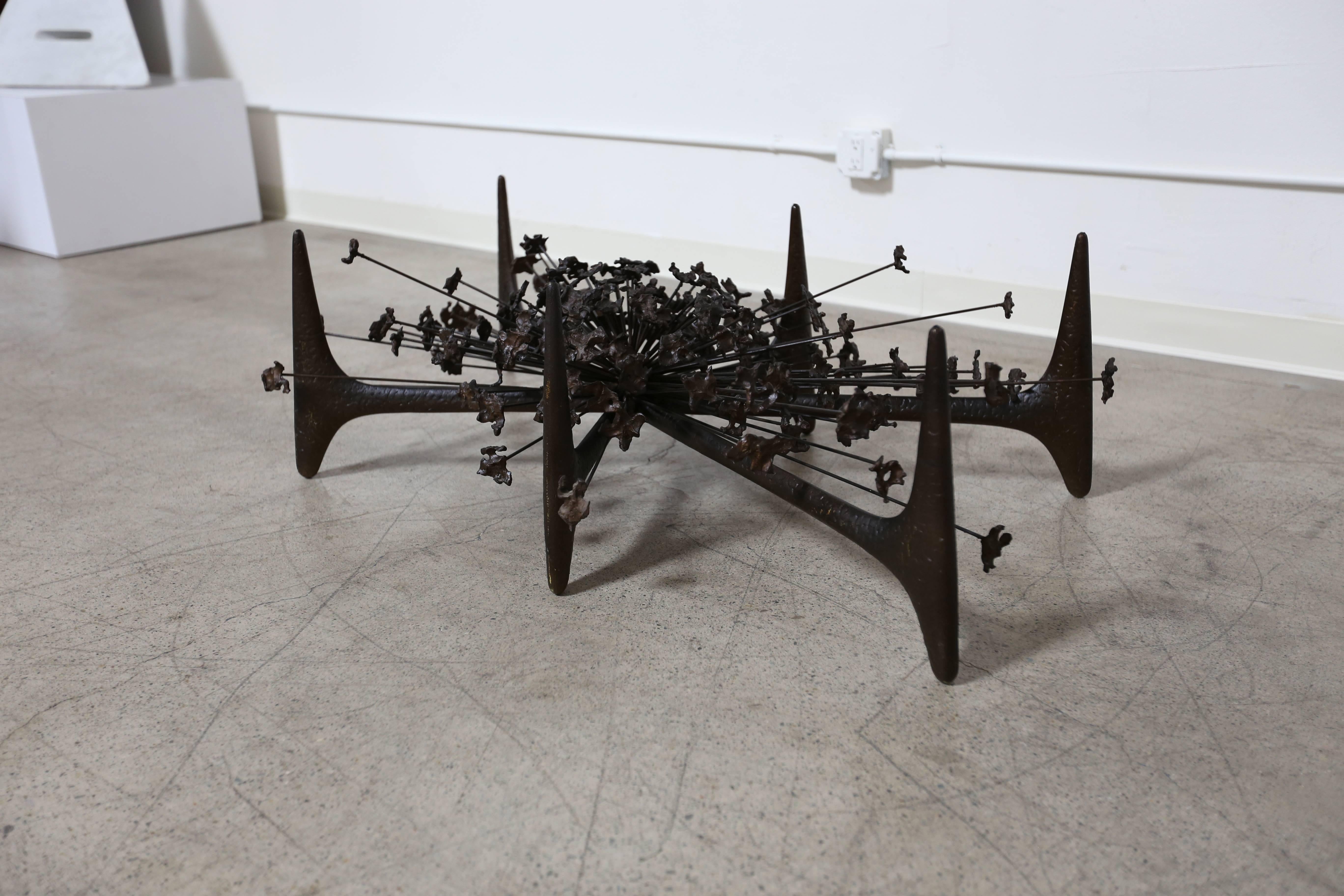 Mid-Century Modern Sculptural Coffee Table by Daniel Gluck 