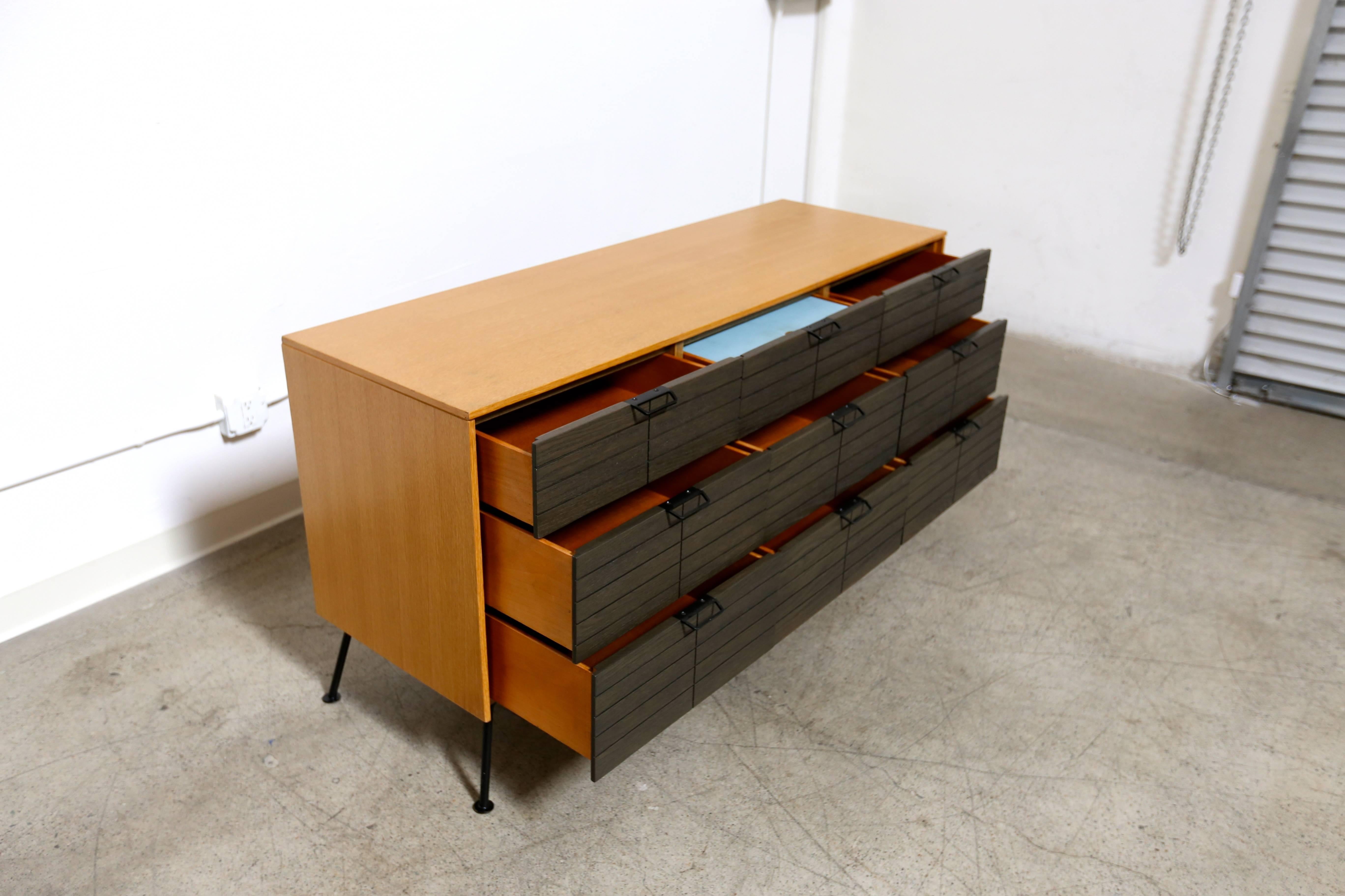 Aluminum Dresser by Raymond Loewy for Mengel Furniture Company