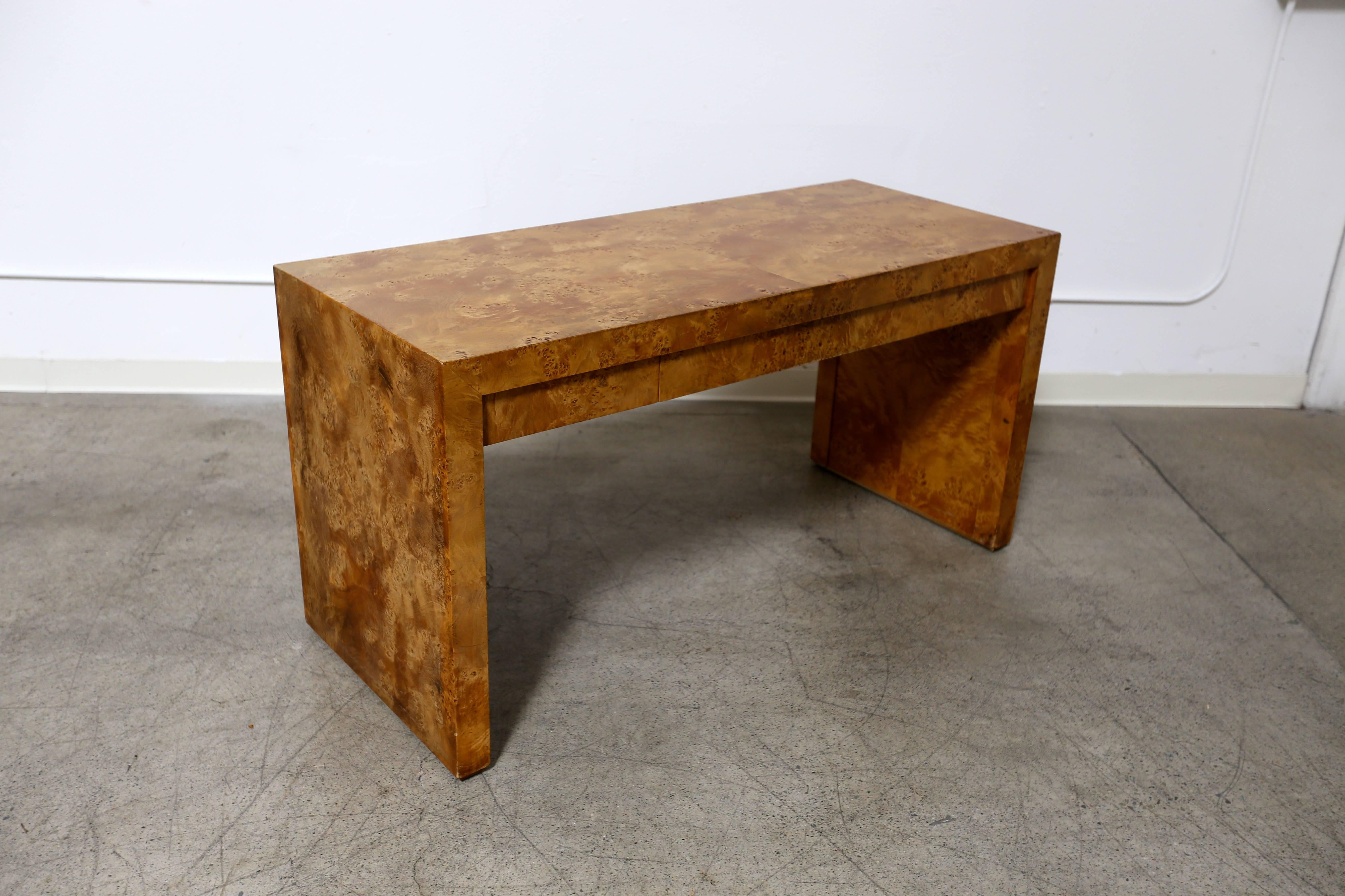 Burled Wood Writing Desk by Hekman Furniture Company 1