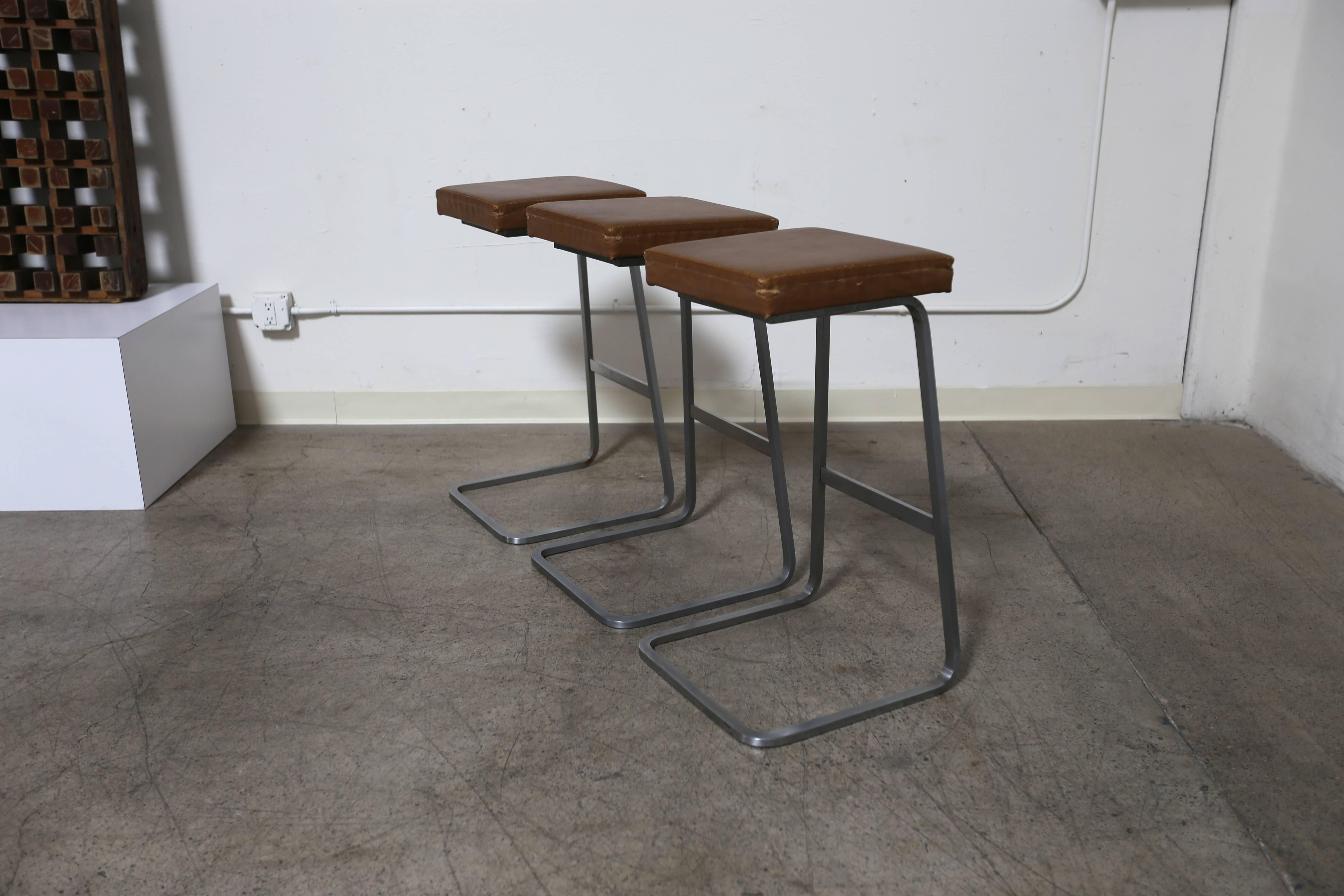 American Bar Stools by Ludwig Mies van der Rohe for Knoll