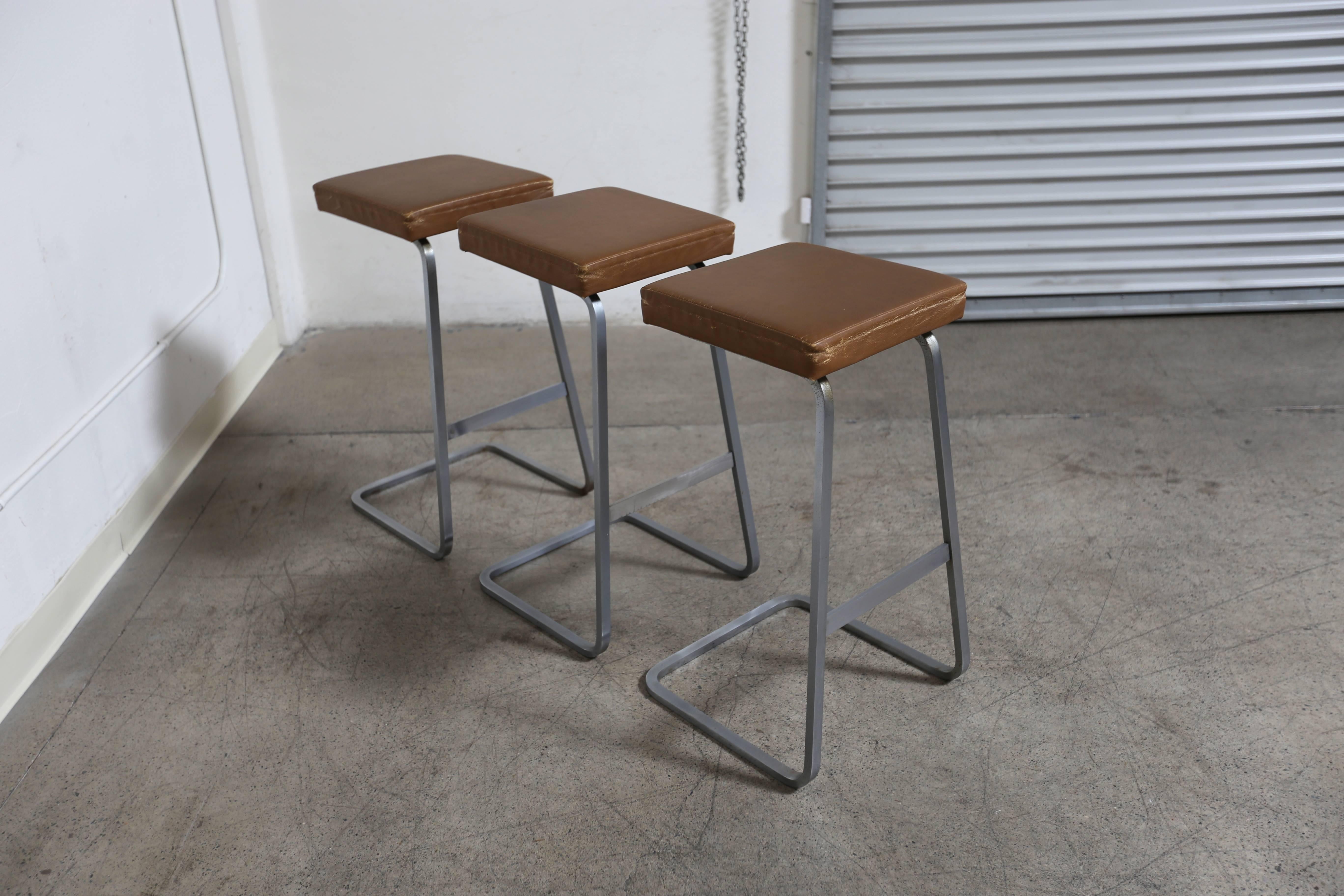 Bar Stools by Ludwig Mies van der Rohe for Knoll 2