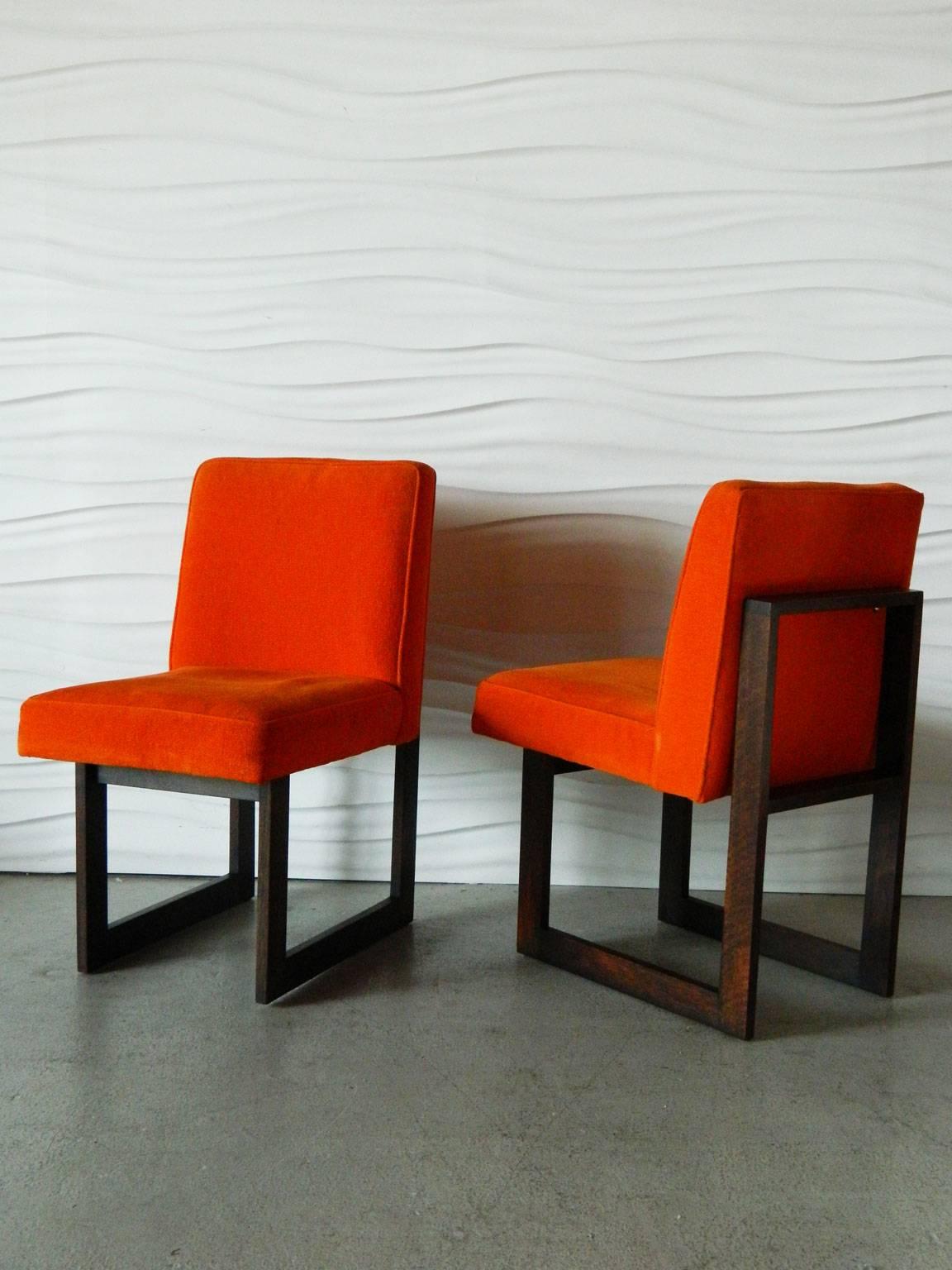 American Vladimir Kagan Cubist Dining Chairs For Sale