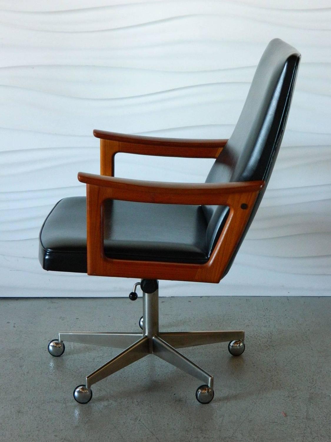 Mid-Century Modern Danish Teak Desk Chair in the style of ...