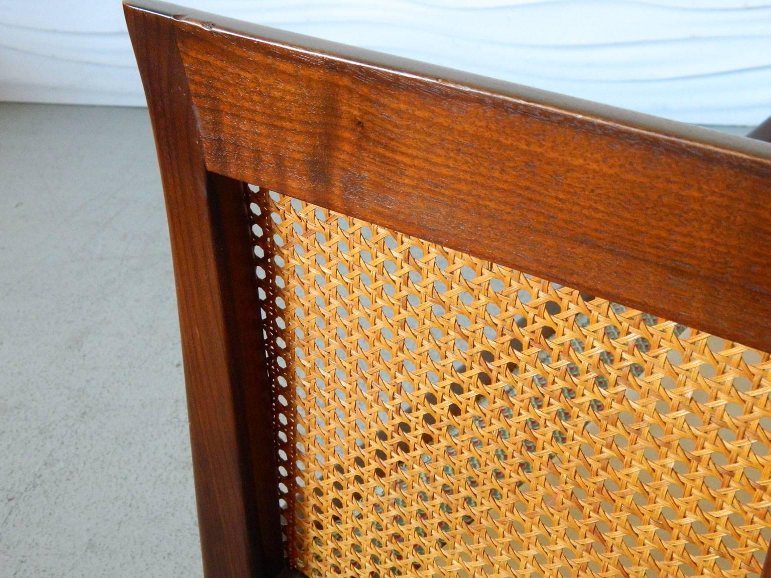20th Century Erwin-Lambeth Caned Settee For Sale