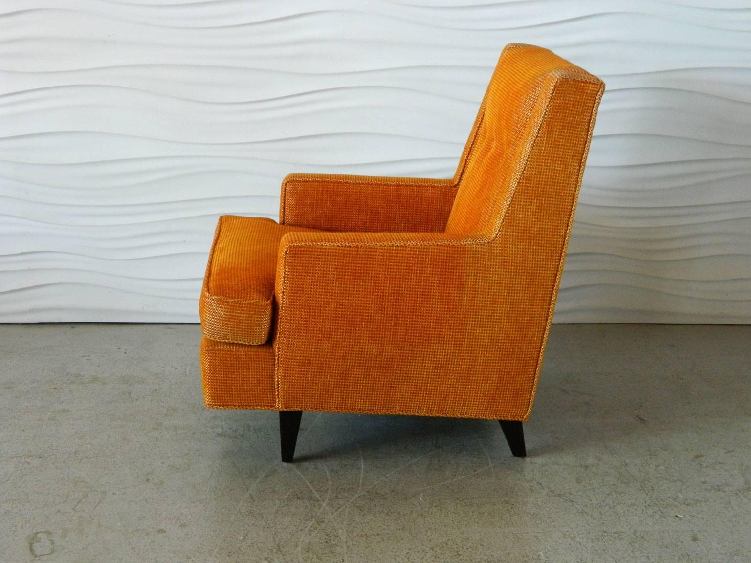 Designed by Edward Wormley in the 1950s for Dunbar Furniture, the Tall Man Lounger was prominently featured in Leslie Pina's book, Dunbar: Fine Furniture of the 1950s.