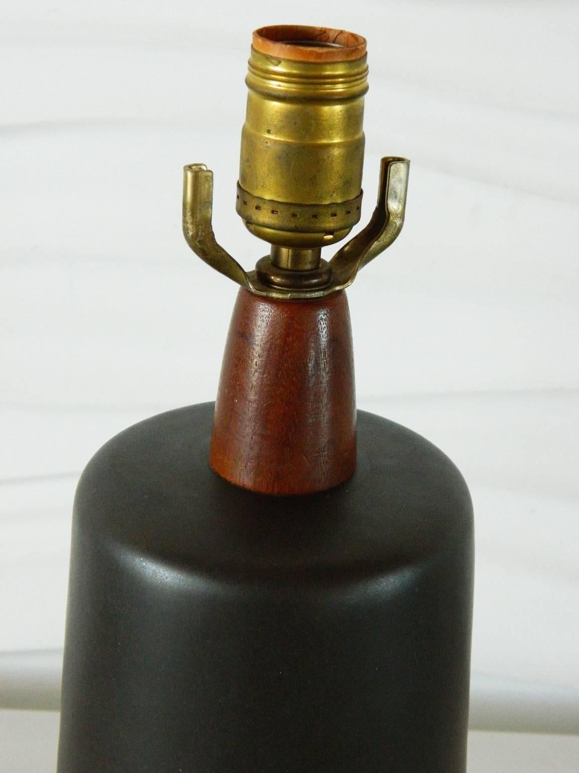American Mid-Century Modern Ceramic Martz Lamp