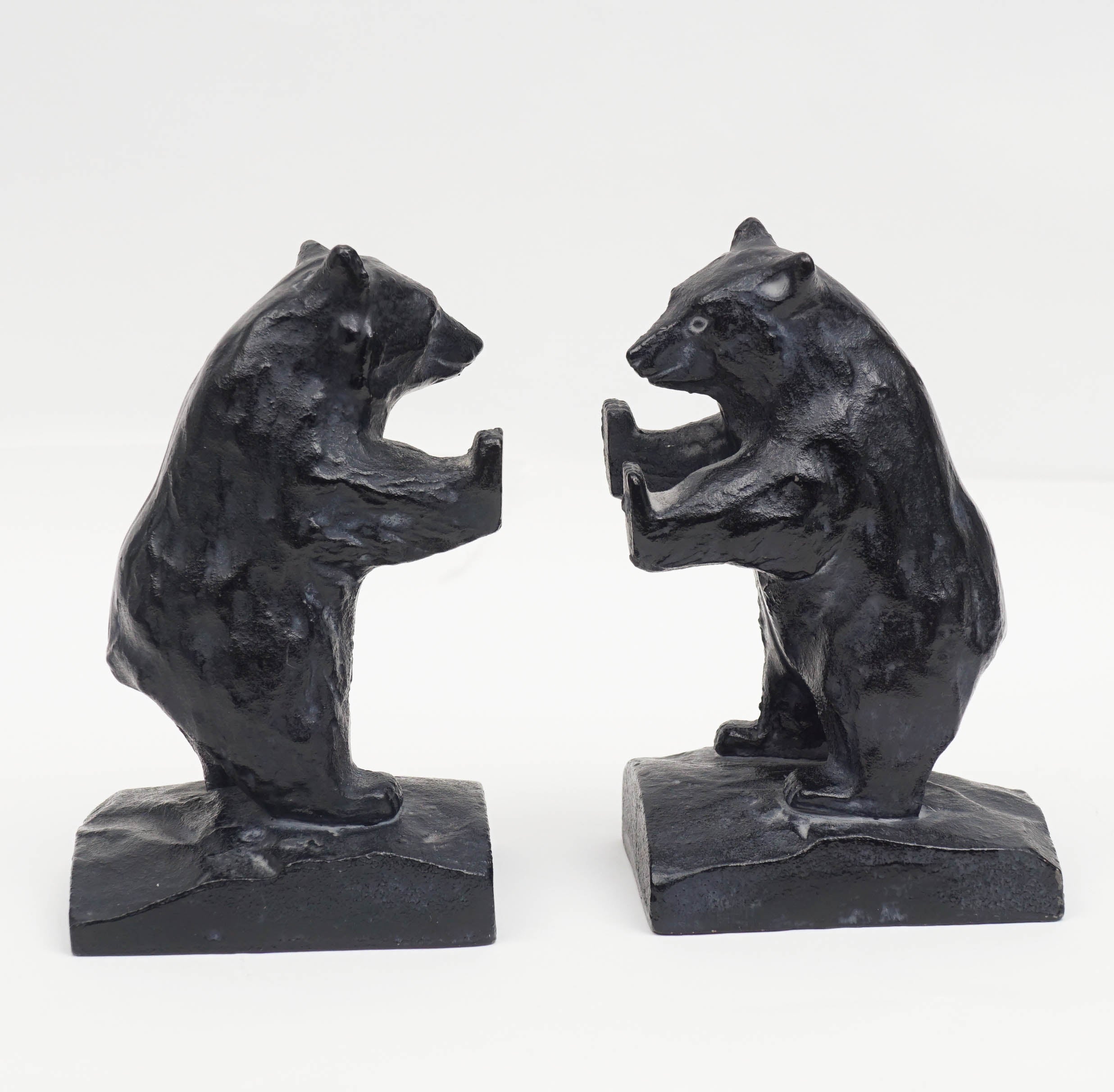 Pair of Bear Bookends, 1980s
