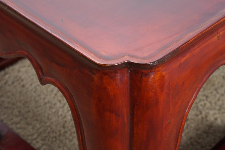 Lacquered Coffee Table in the Chinese Style, Late 20th Century In Good Condition In Sheffield, MA