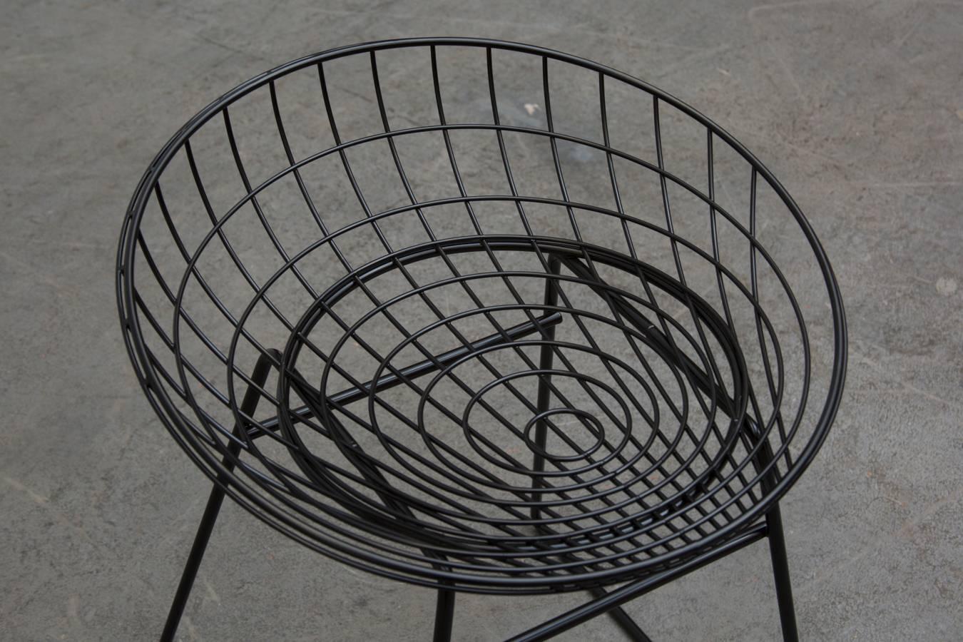 Cees Braakman and A. Dekker Wire Vanity Stool 2