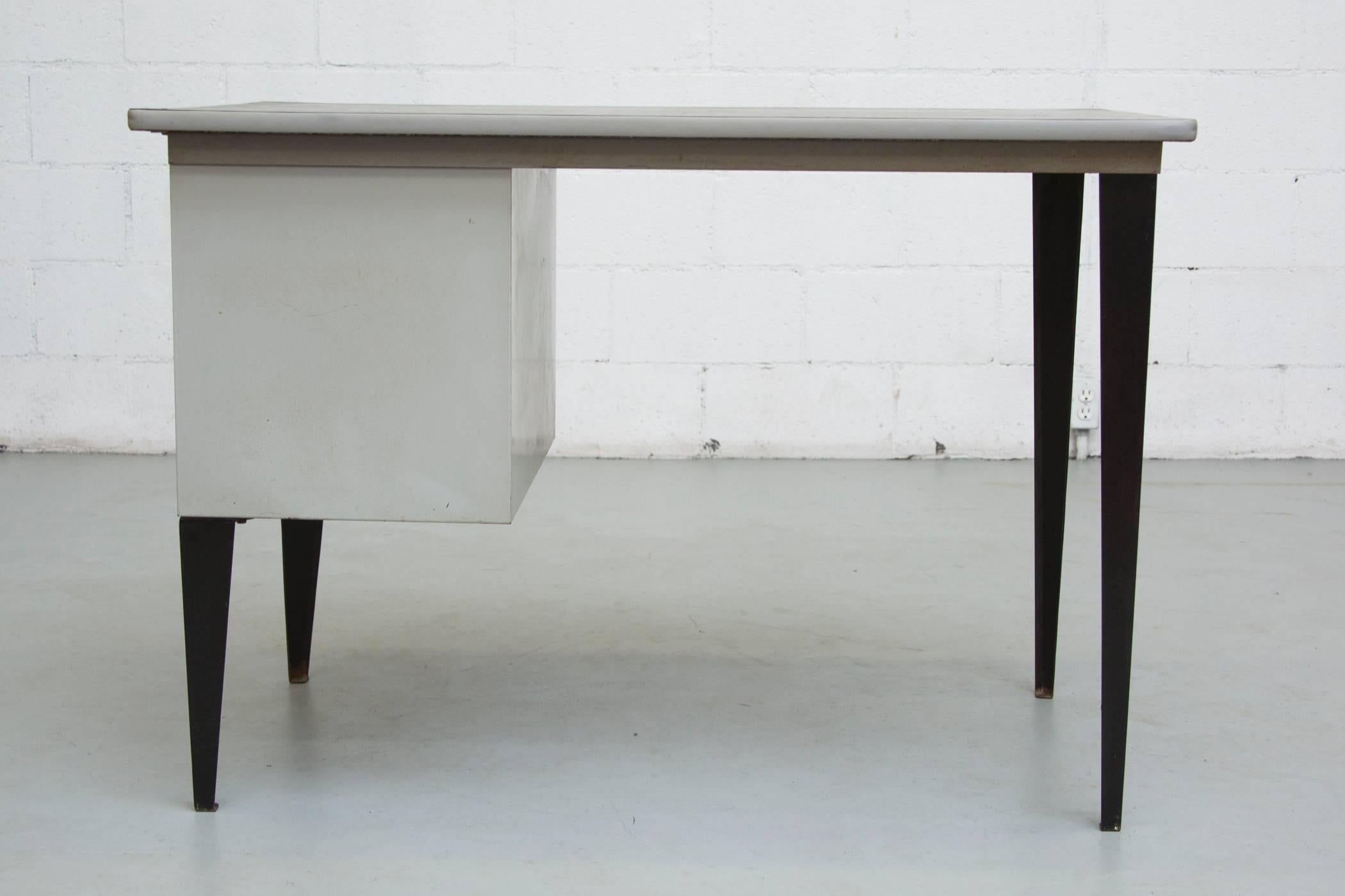 Dutch Friso Kramer Style Small Industrial Desk