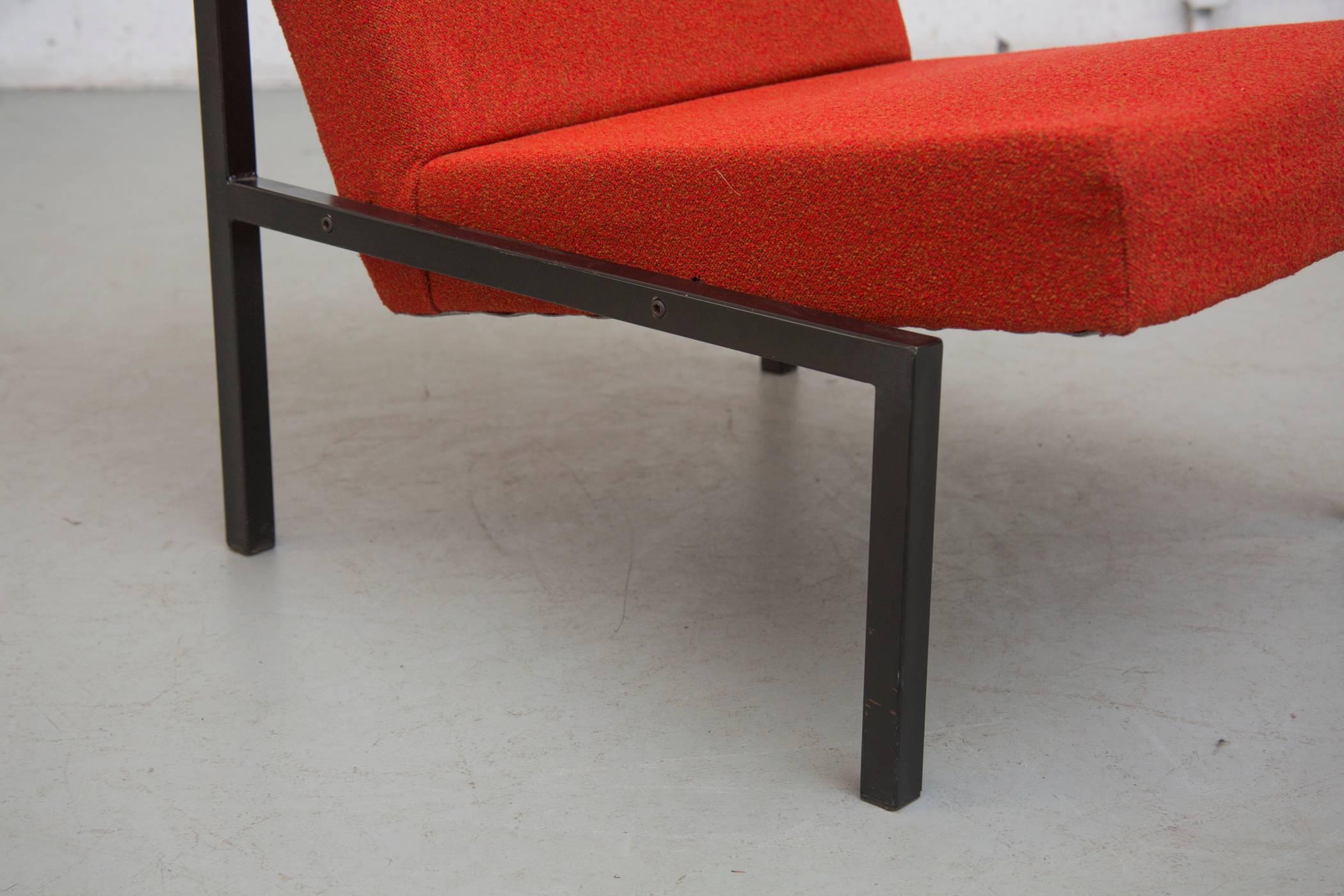 Mid-20th Century Martin Visser Armless Lounge Chair 