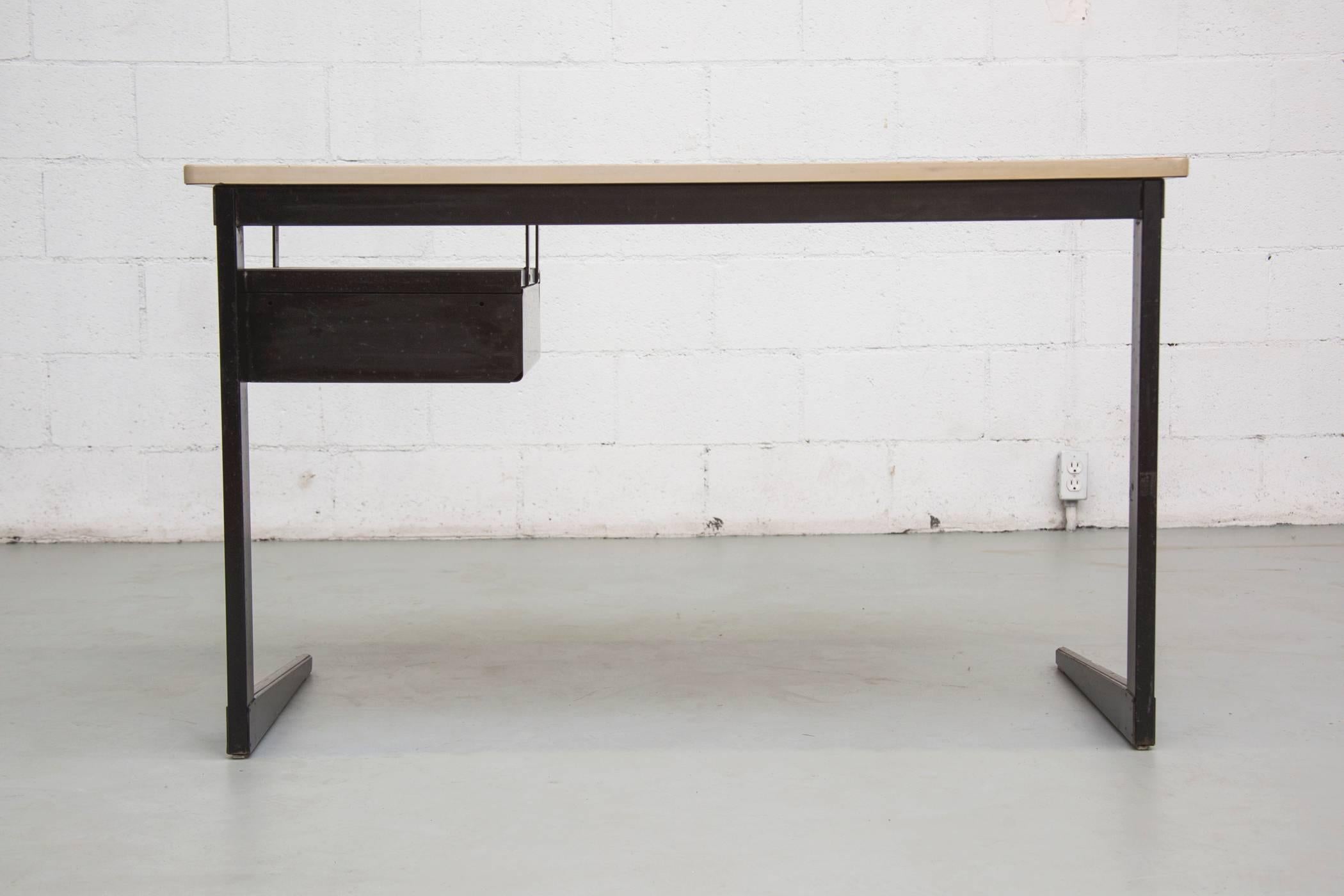 Mid-Century Modern Friso Kramer Teacher's Desk with Drawer