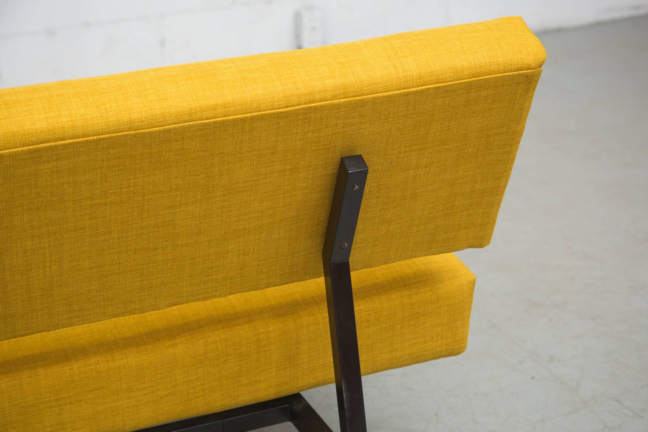 Mid-20th Century Martin Visser Style Sofa for 't Spectrum in Sunshine Yellow