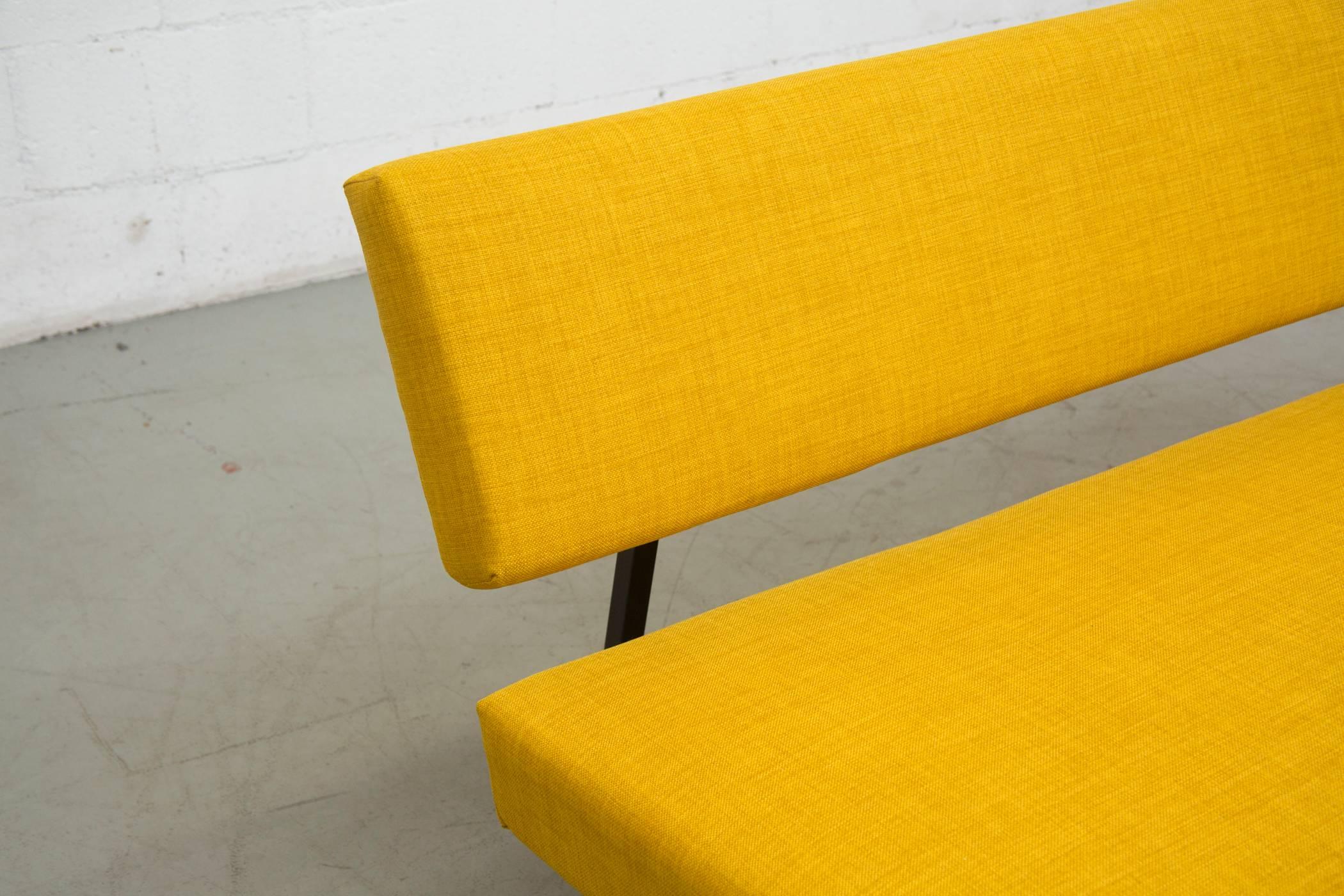 Upholstery Martin Visser Style Sofa for 't Spectrum in Sunshine Yellow