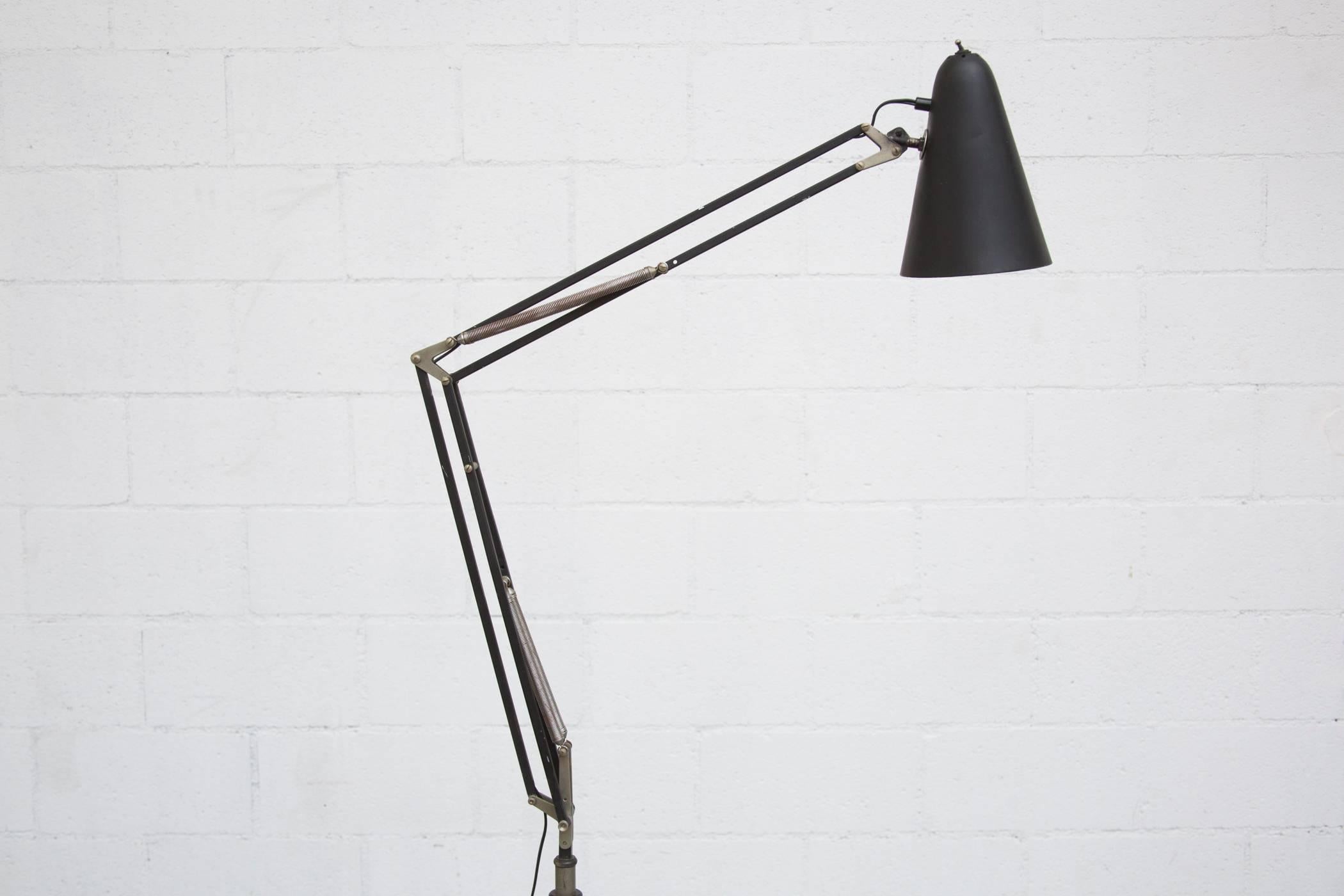 Mid-20th Century Original Rolling Drafting Lamp