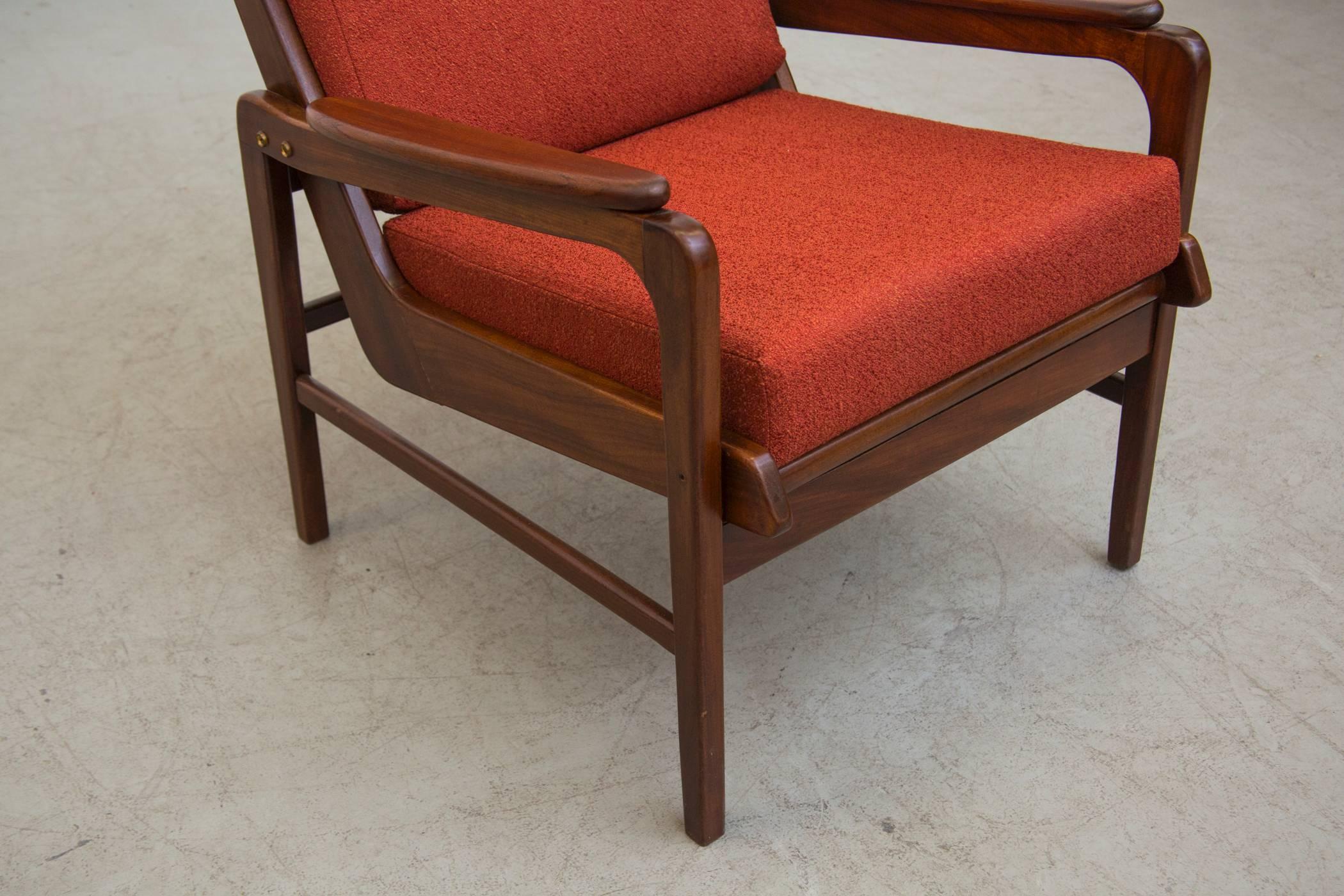 Pair of Low Teak Robert Parry 1950s Lounge Chairs 3