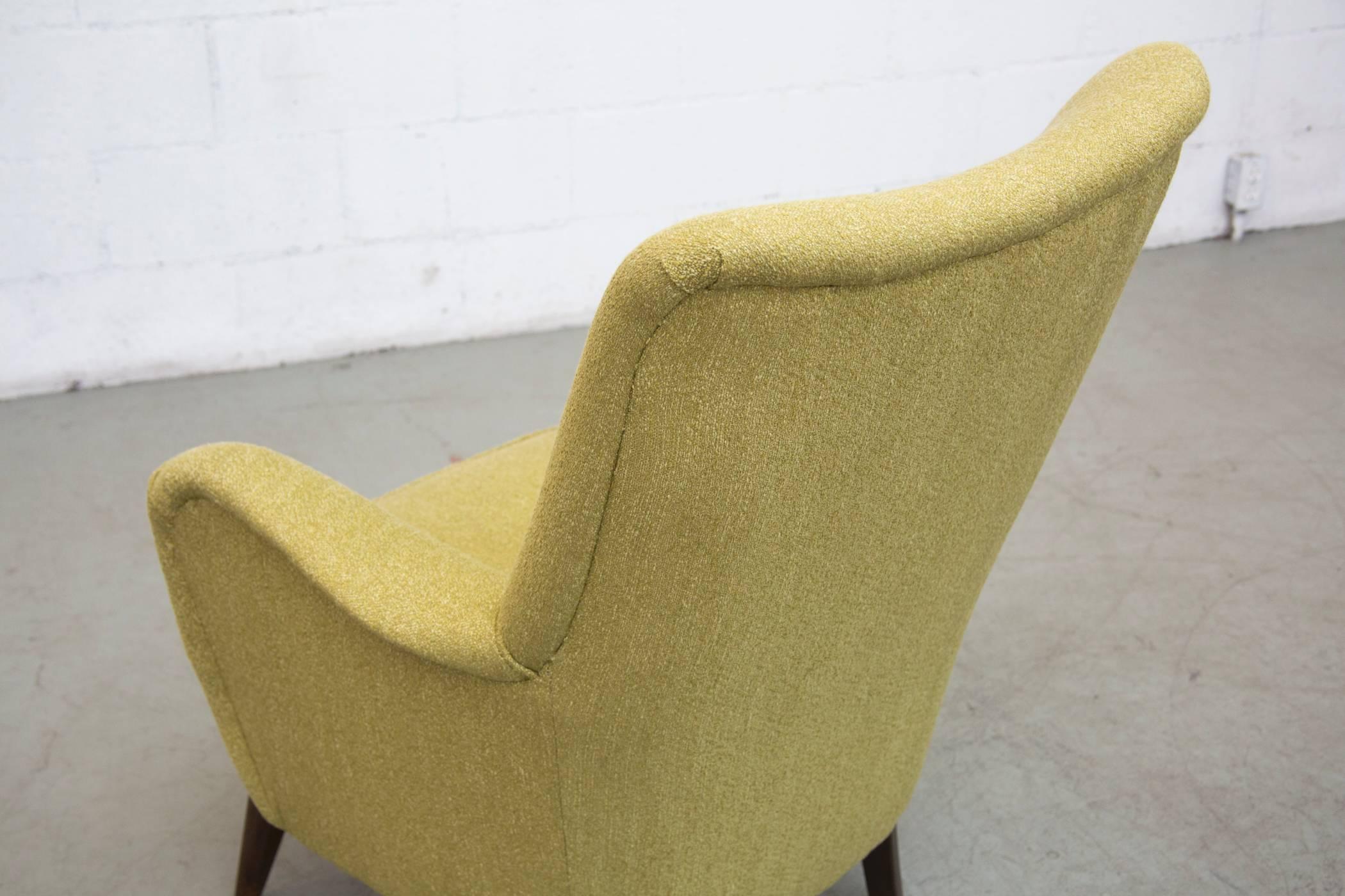 Mid-20th Century Lovely Green Theo Ruth for Artifort Lounge Chair