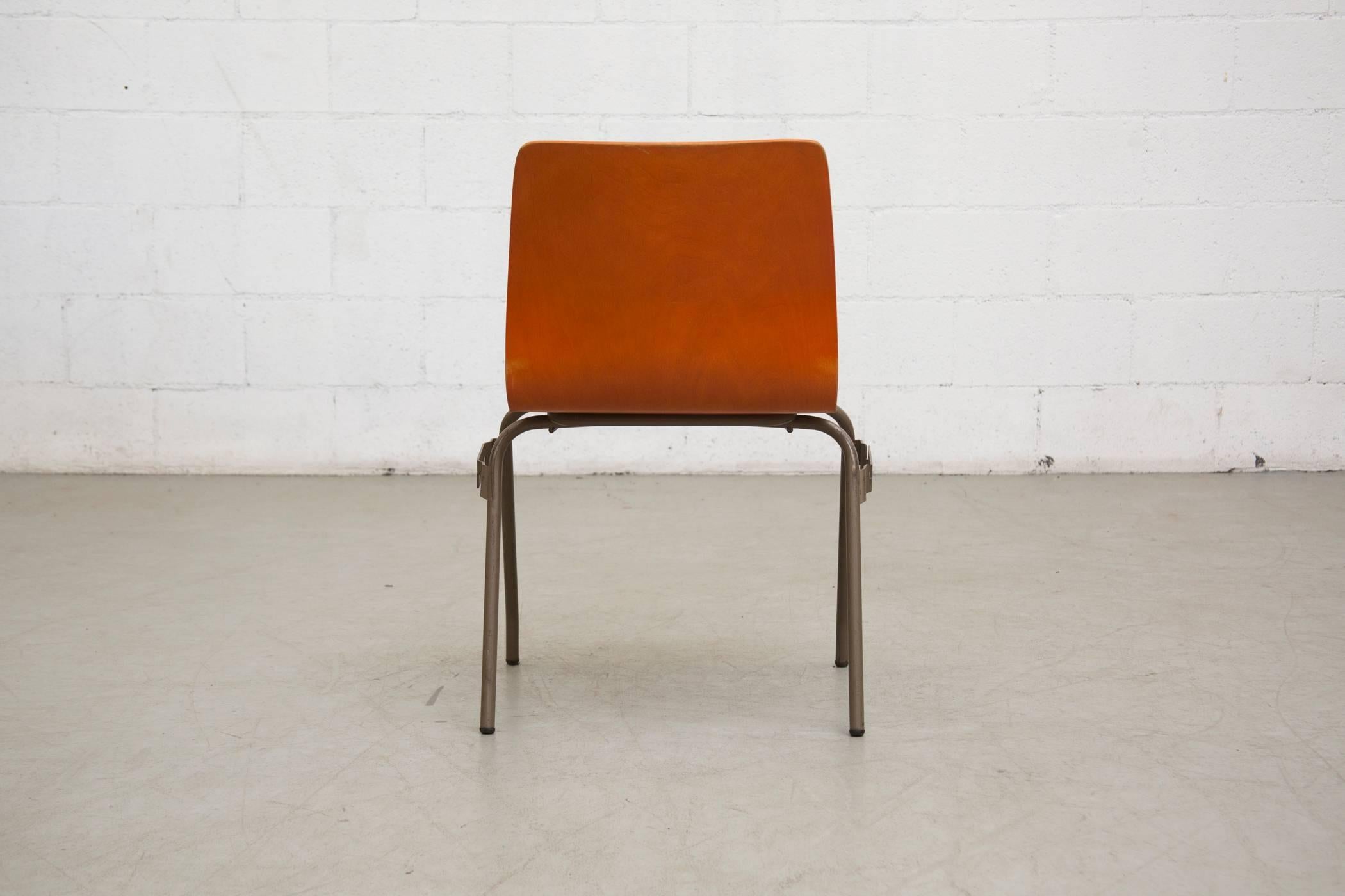 Kho Liang Le for Car Catwijk Industrial Stacking Chairs In Good Condition In Los Angeles, CA