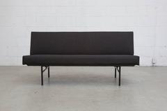 Coen de Vries Attributed to Black Streamline Sofa