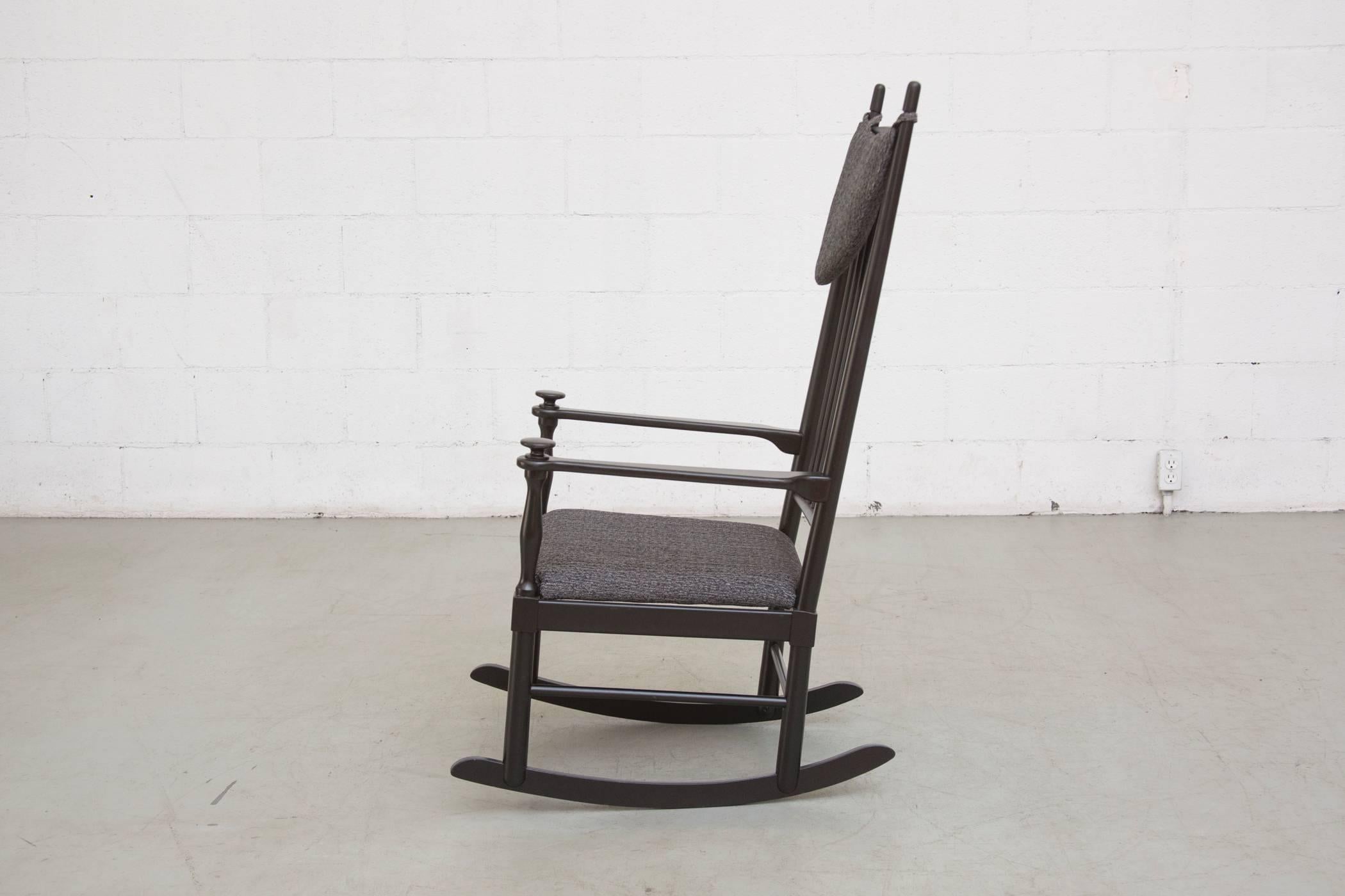 Mid-Century Modern Vintage Isabella rocking chair by Karl-Axel Adolfsson for Gemla Möbler, 1950 For Sale