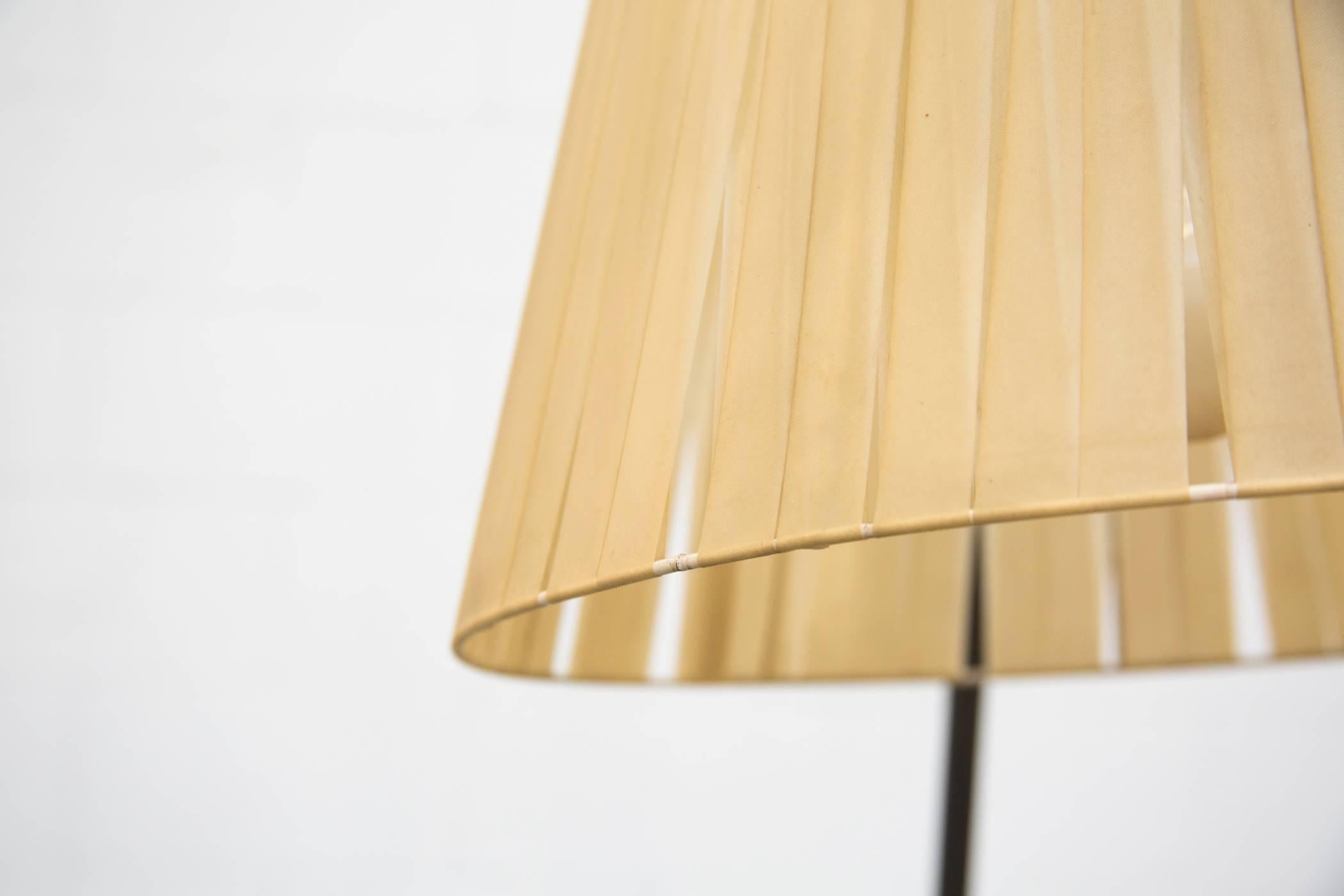 Mid-Century Modern Rare Pilastro Standing Tripod Table Lamp