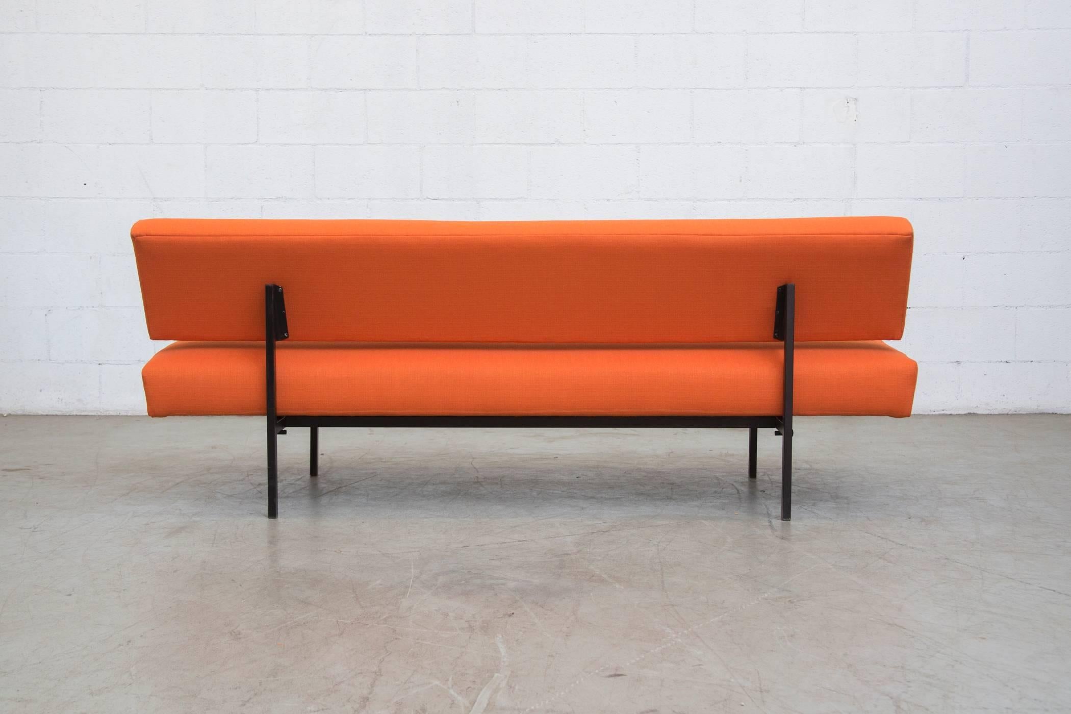 Enameled Streamline Sleeper Sofa in the style of Martin Visser